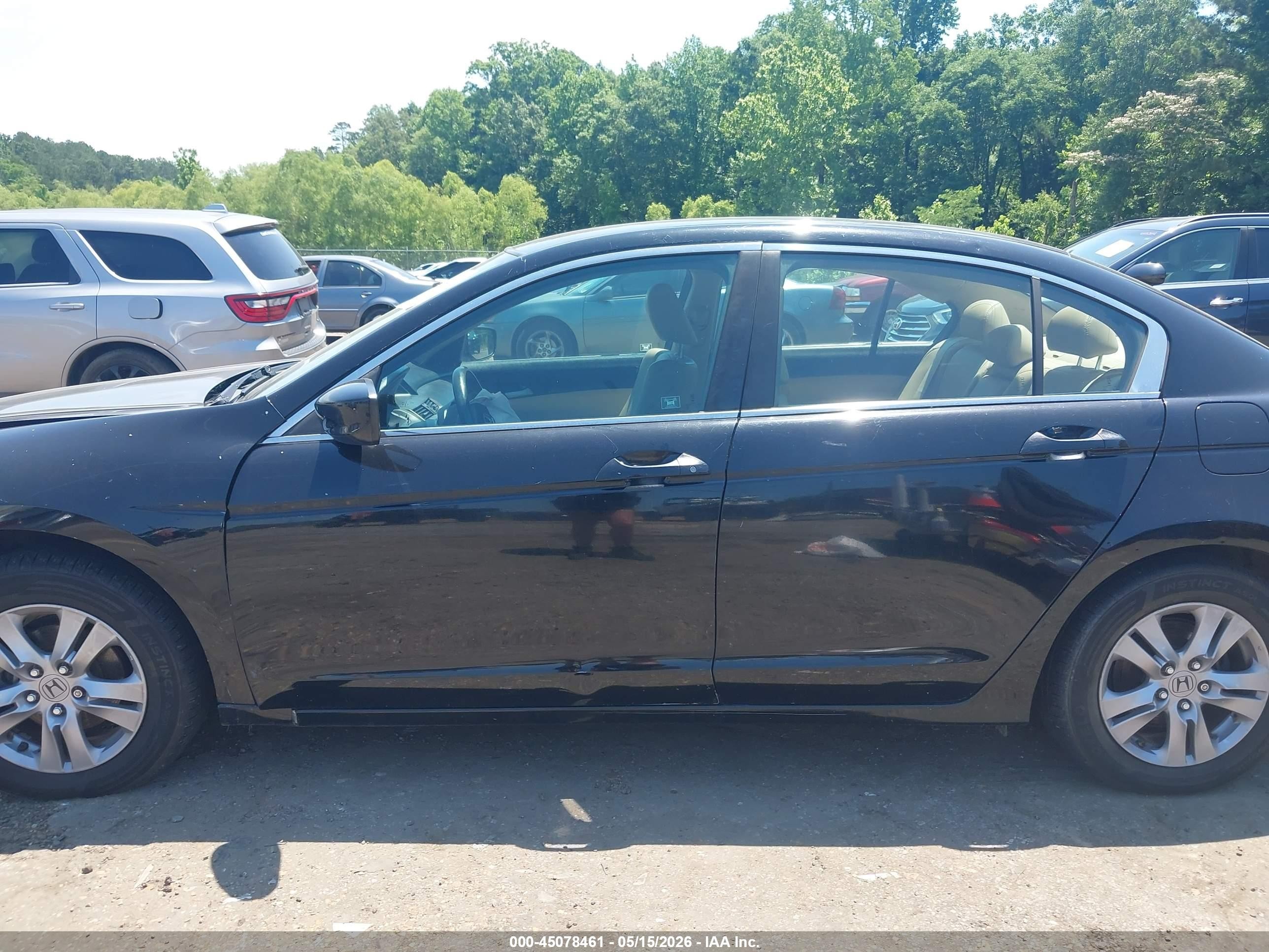 2012 Honda Accord 2.4 Se Black vin: 1HGCP2F60CA138797