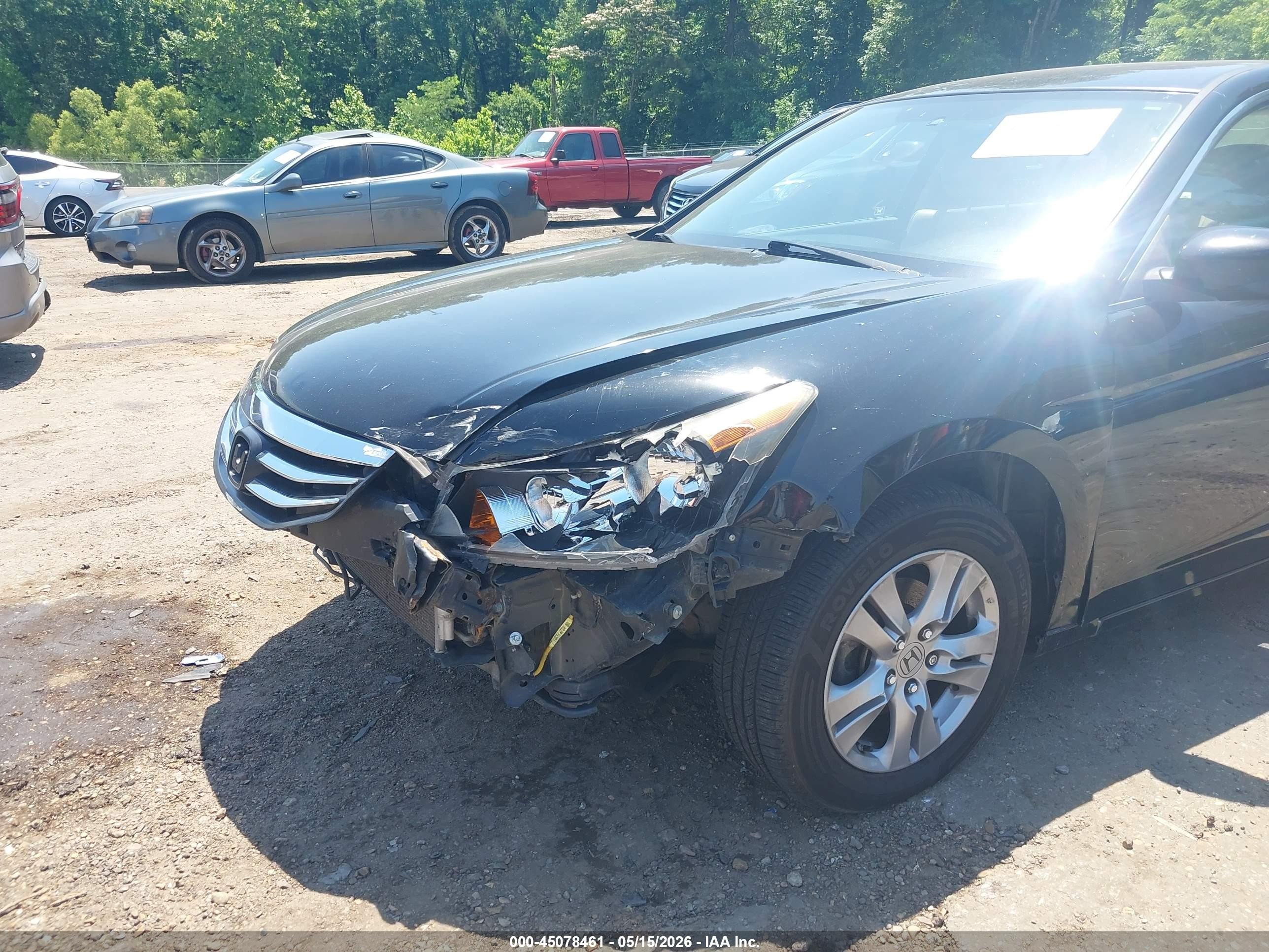 2012 Honda Accord 2.4 Se Black vin: 1HGCP2F60CA138797