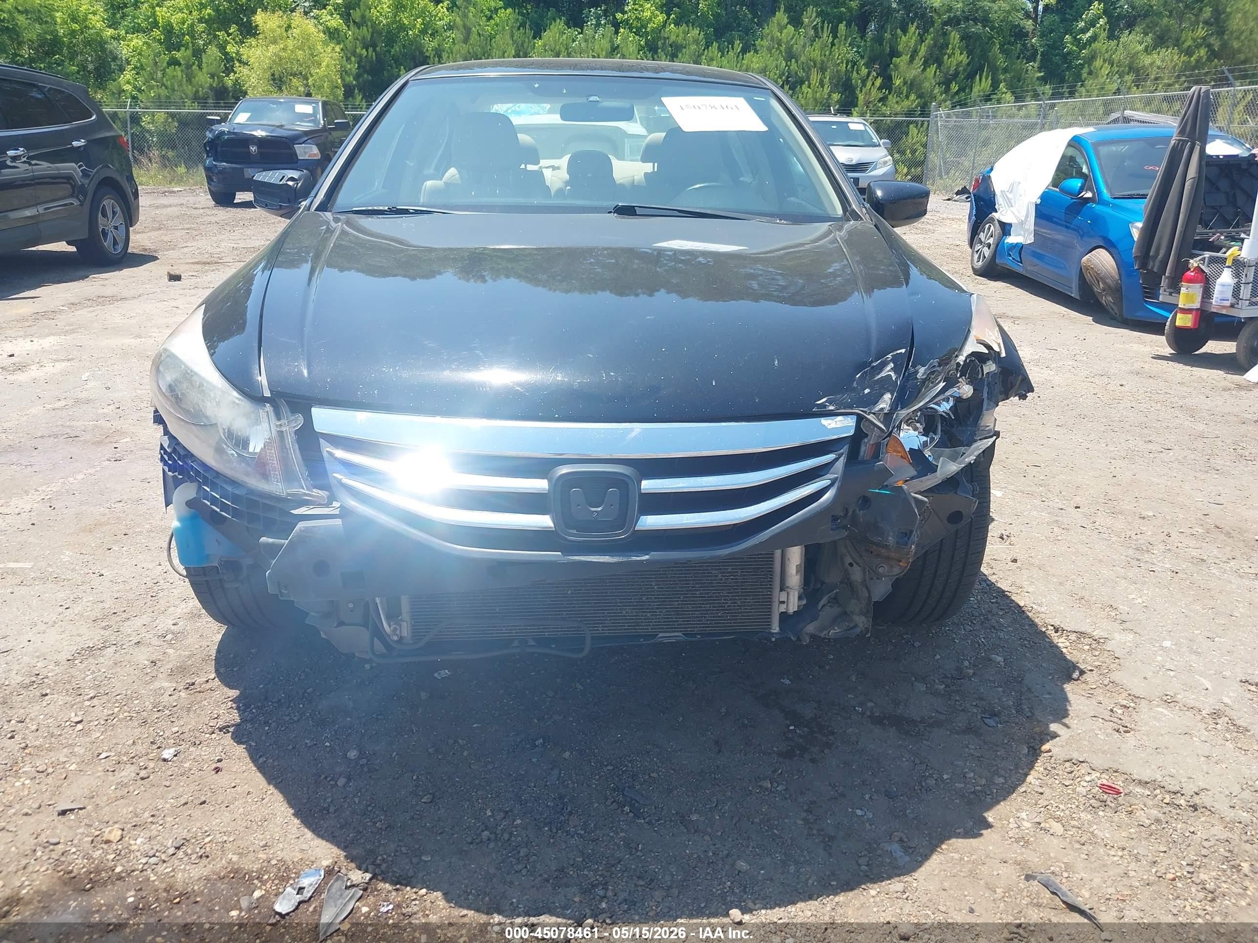 2012 Honda Accord 2.4 Se Black vin: 1HGCP2F60CA138797