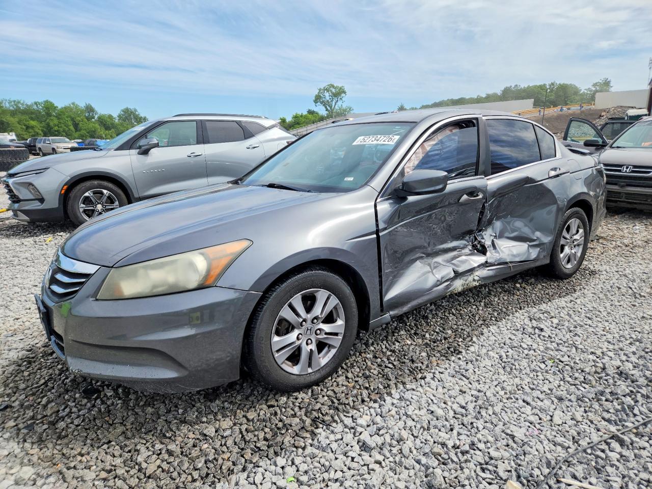 2012 Honda Accord Se Gray vin: 1HGCP2F60CA157429