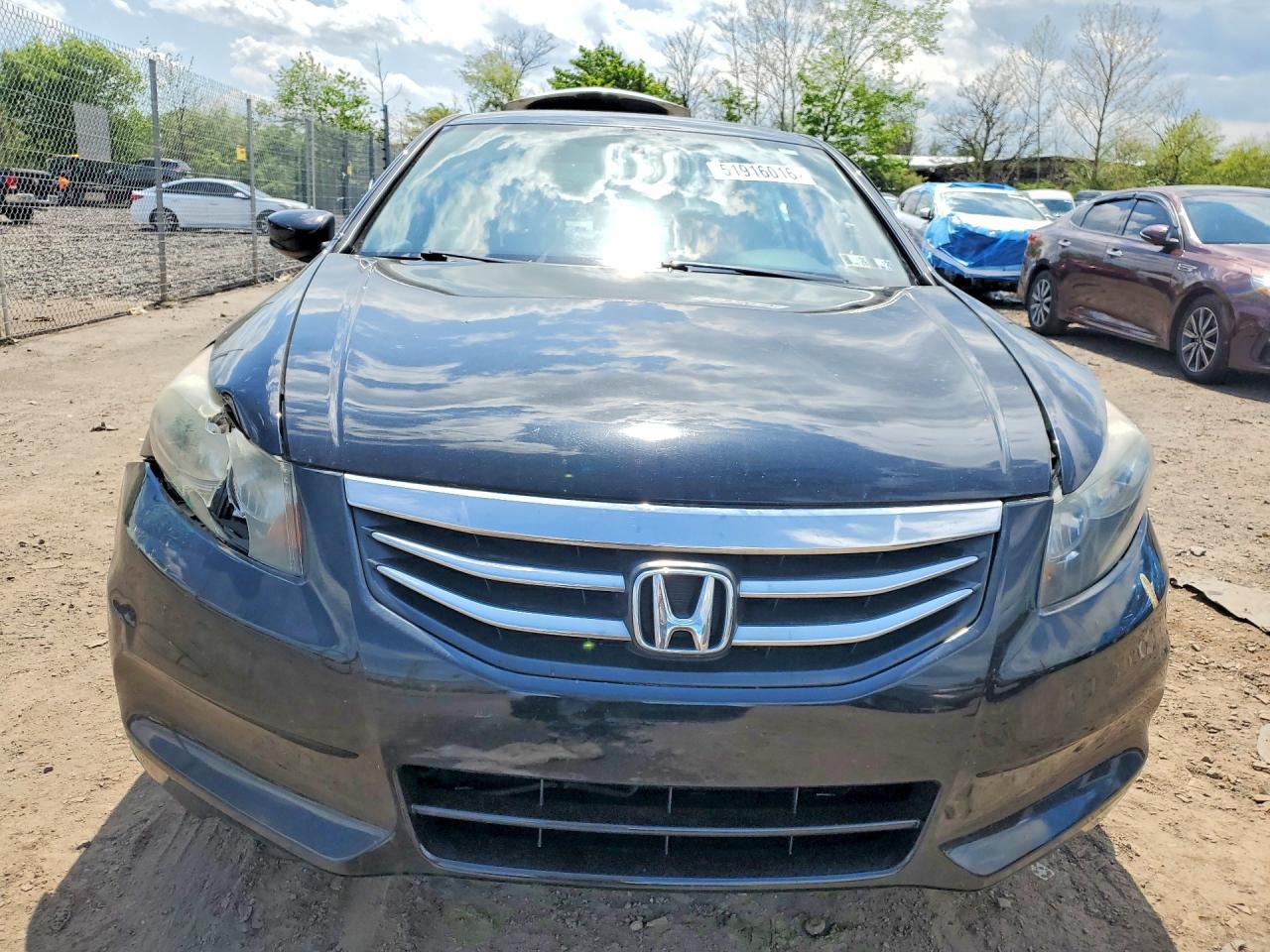 2012 Honda Accord Se Black vin: 1HGCP2F60CA181469
