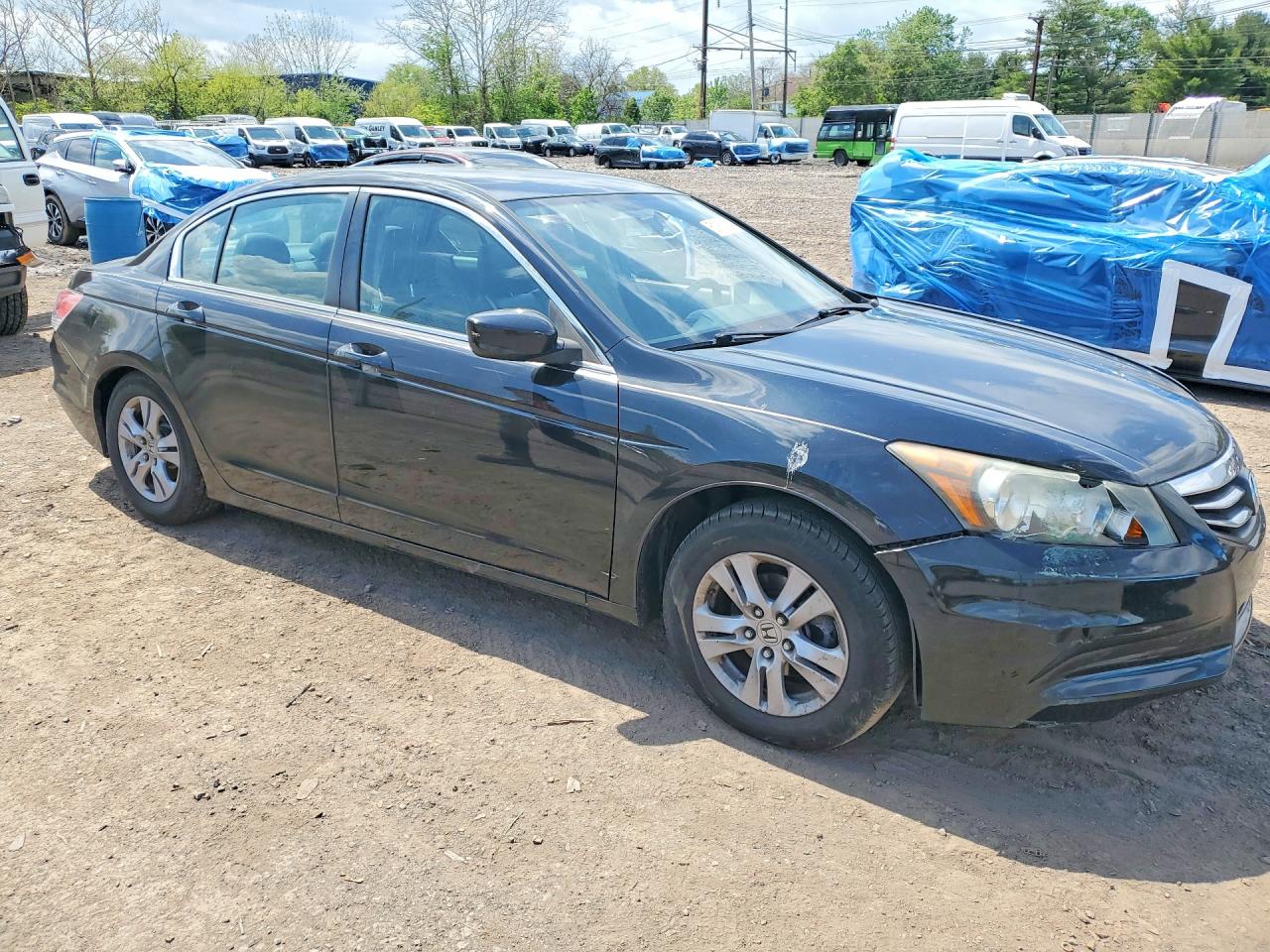 2012 Honda Accord Se Black vin: 1HGCP2F60CA181469