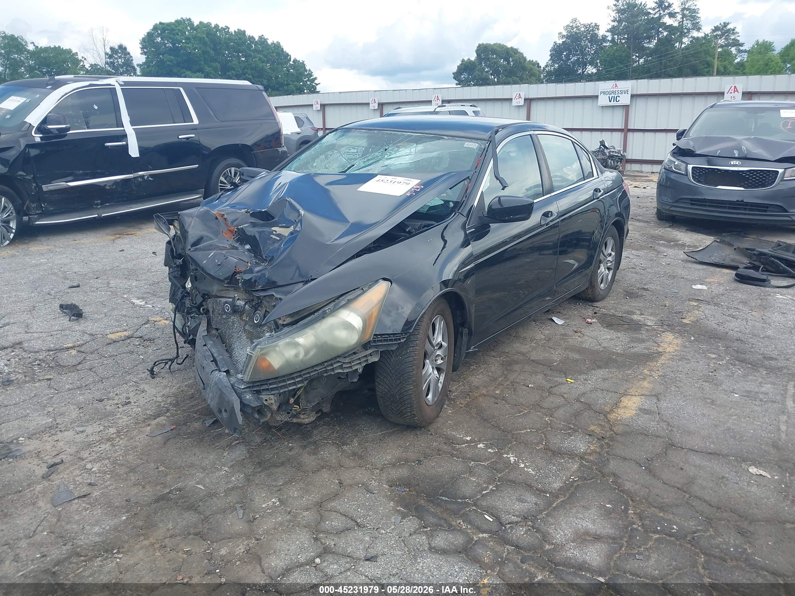 2012 Honda Accord 2.4 Se Black vin: 1HGCP2F60CA202627