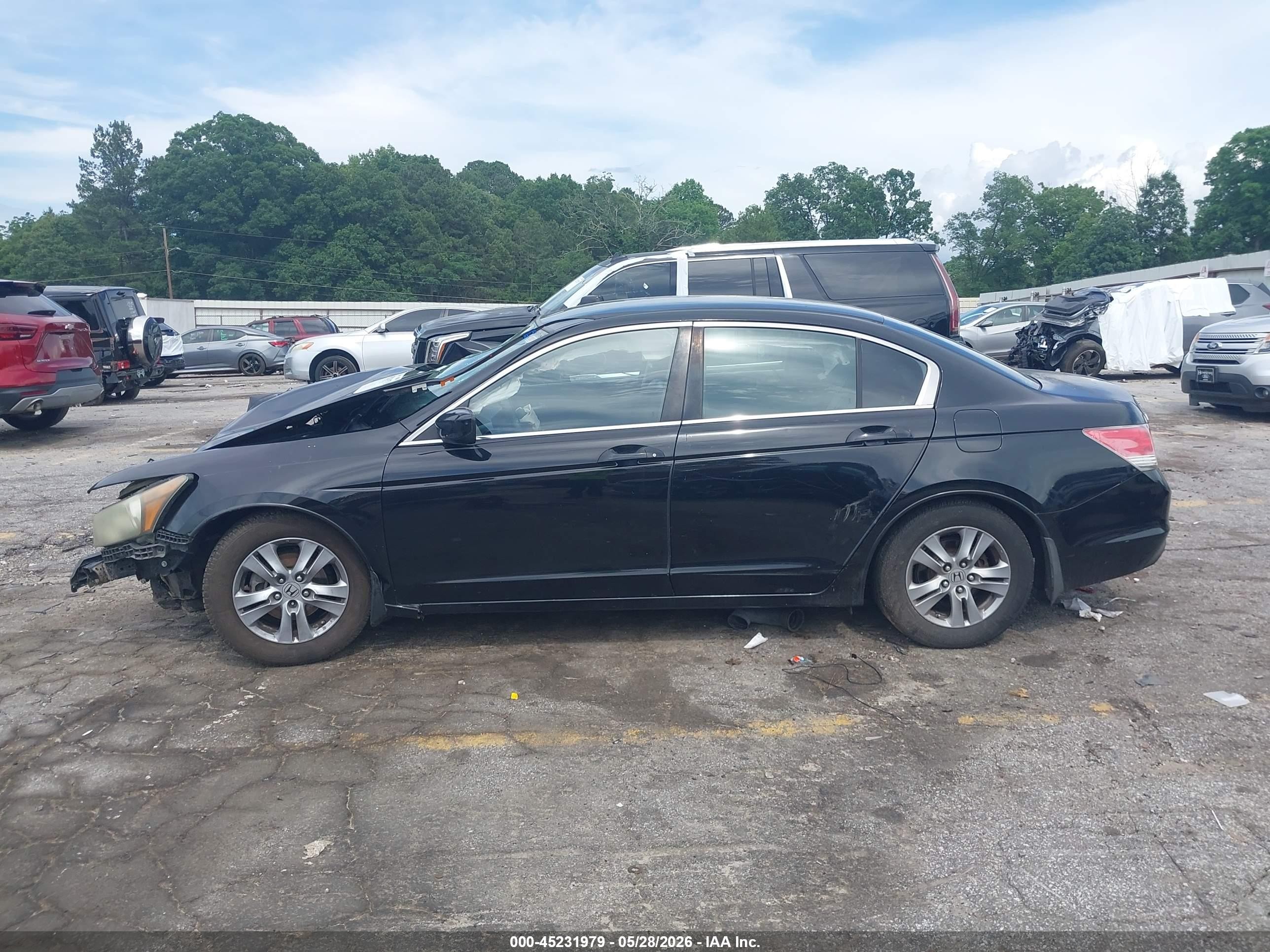 2012 Honda Accord 2.4 Se Black vin: 1HGCP2F60CA202627