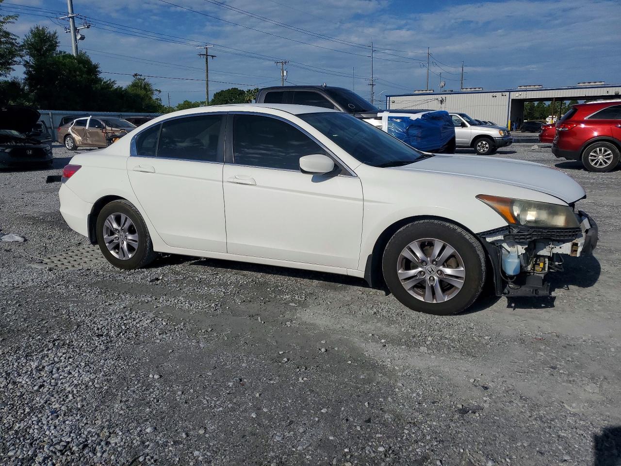 2012 Honda Accord Se White vin: 1HGCP2F60CA216849