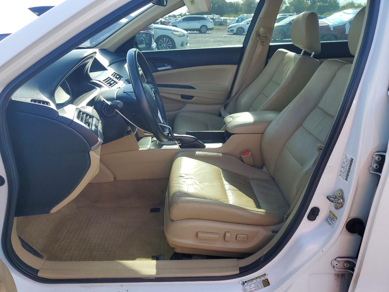 2012 Honda Accord Se White vin: 1HGCP2F60CA216849