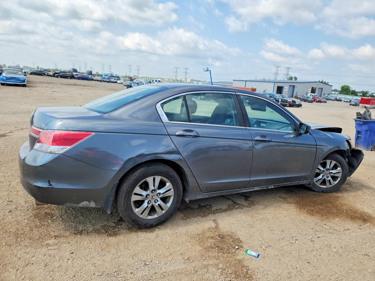 2011 Honda Accord Se Blue vin: 1HGCP2F61BA058813