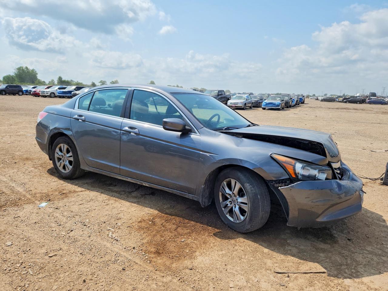 2011 Honda Accord Se Blue vin: 1HGCP2F61BA058813