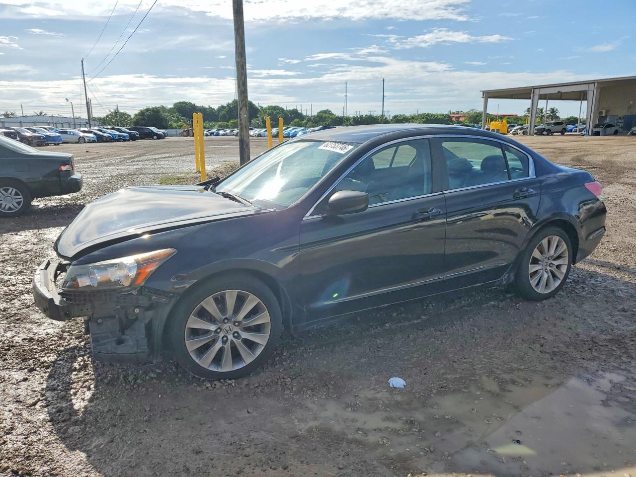 2011 Honda Accord Se Black vin: 1HGCP2F61BA110084