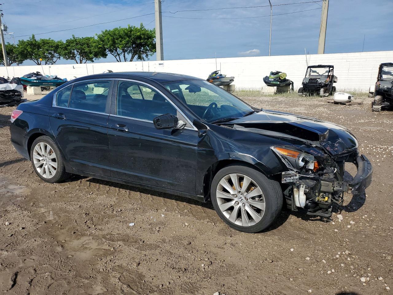 2011 Honda Accord Se Black vin: 1HGCP2F61BA110084