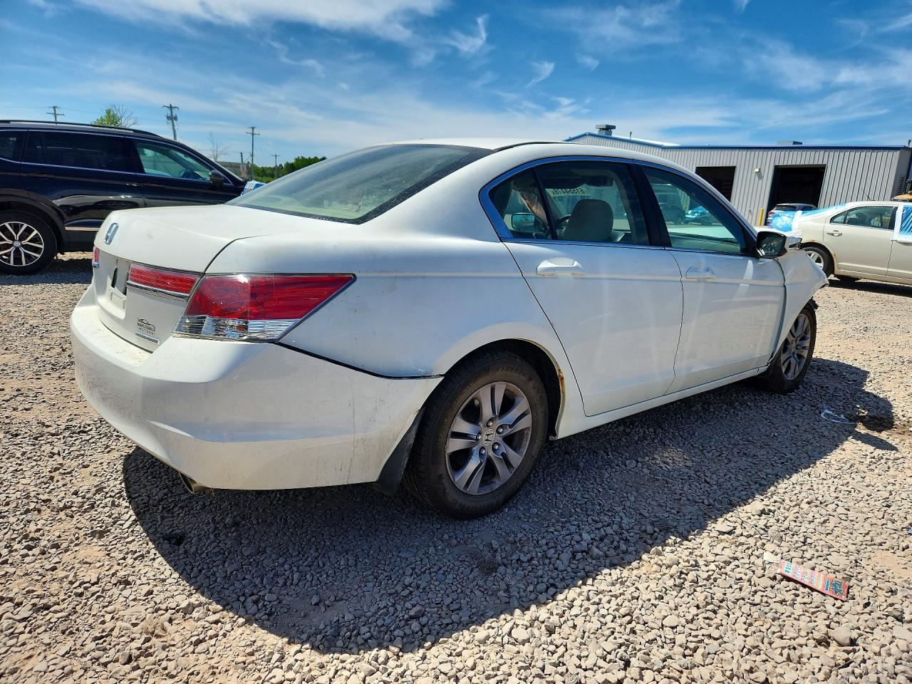 2011 Honda Accord Se Белый vin: 1HGCP2F61BA141688