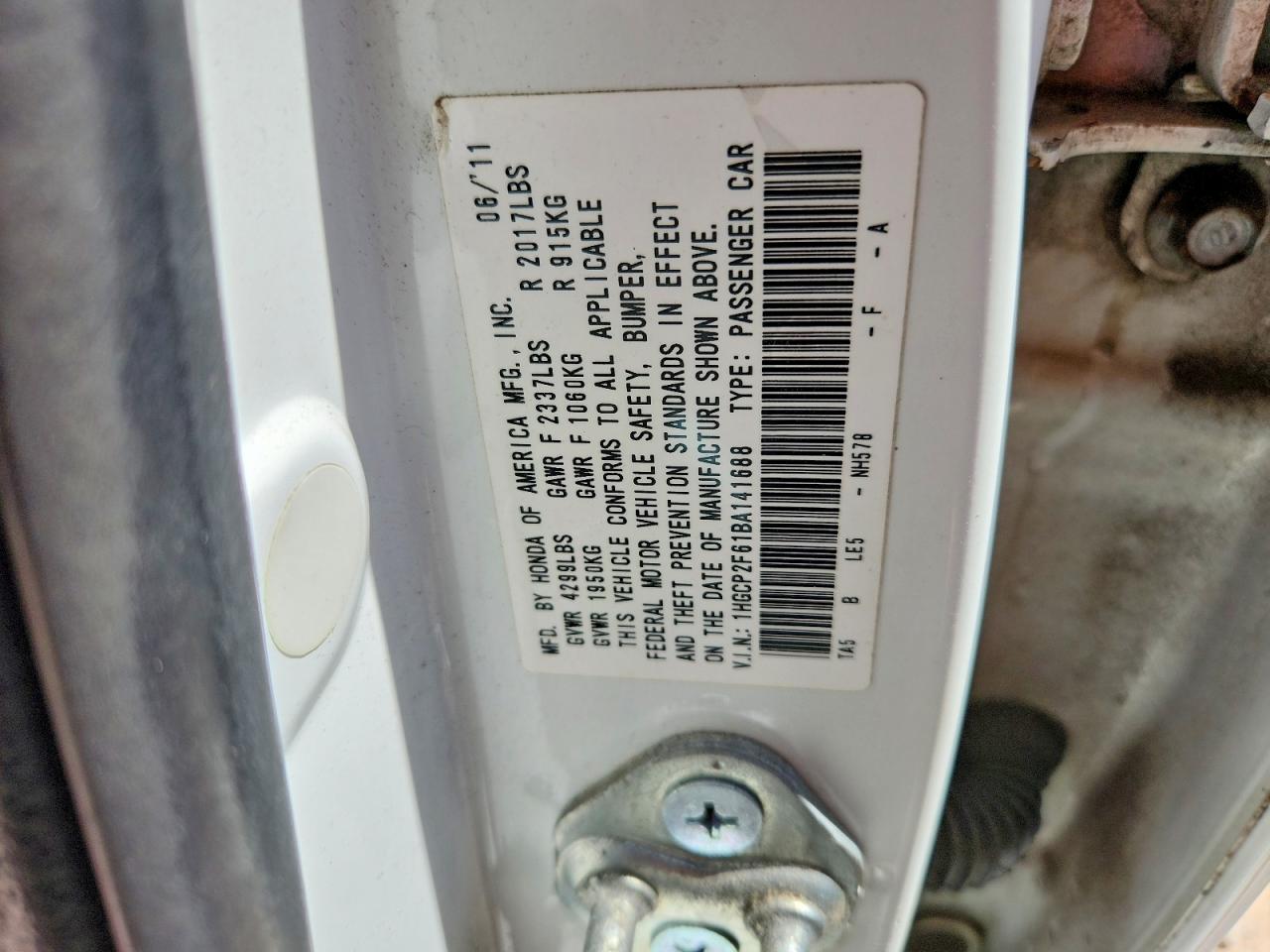 2011 Honda Accord Se Белый vin: 1HGCP2F61BA141688