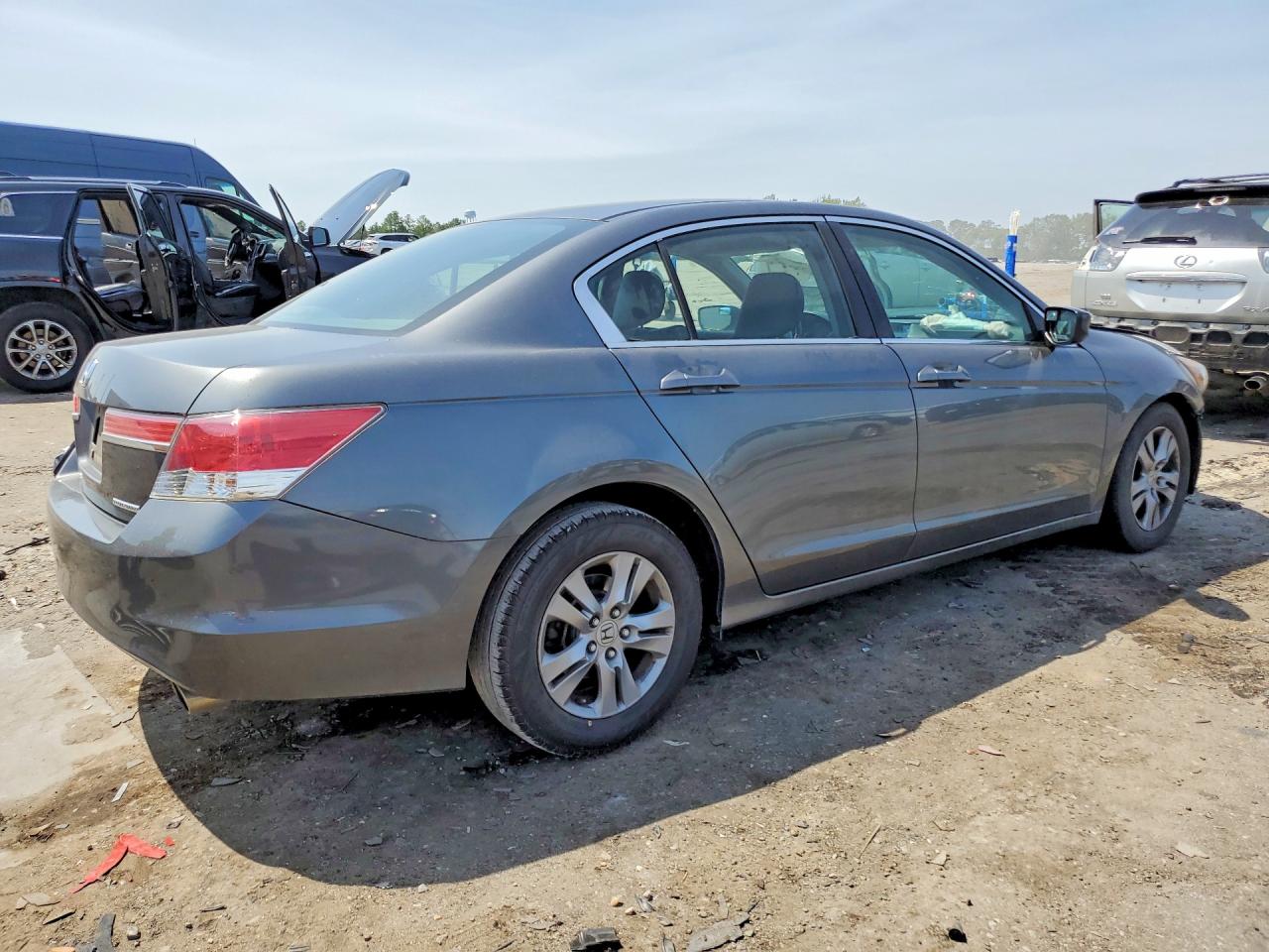2011 Honda Accord Se Gray vin: 1HGCP2F61BA153291