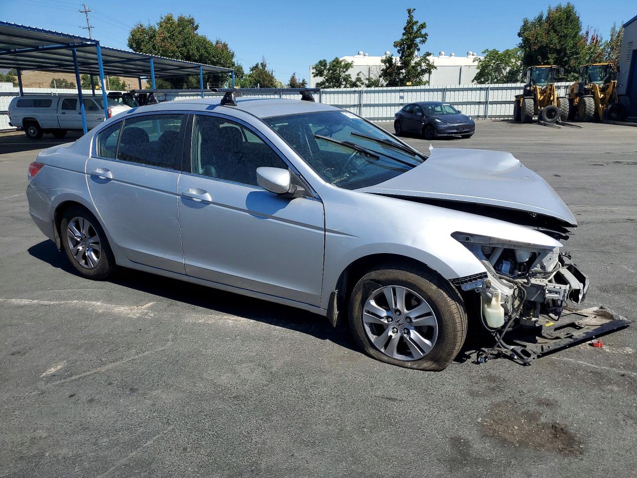 2012 Honda Accord Se Silver vin: 1HGCP2F61CA014277