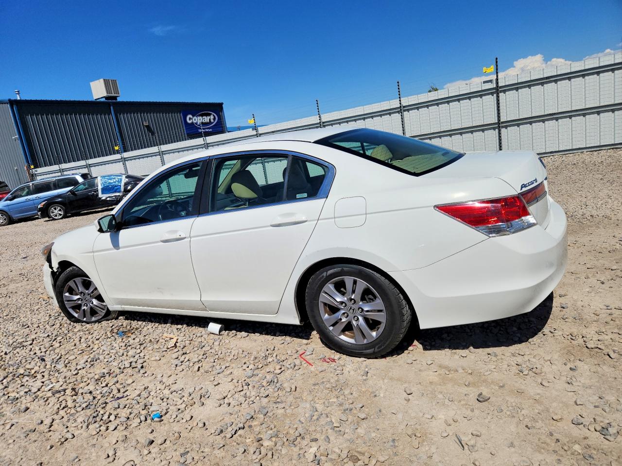 2012 Honda Accord Se White vin: 1HGCP2F61CA020600