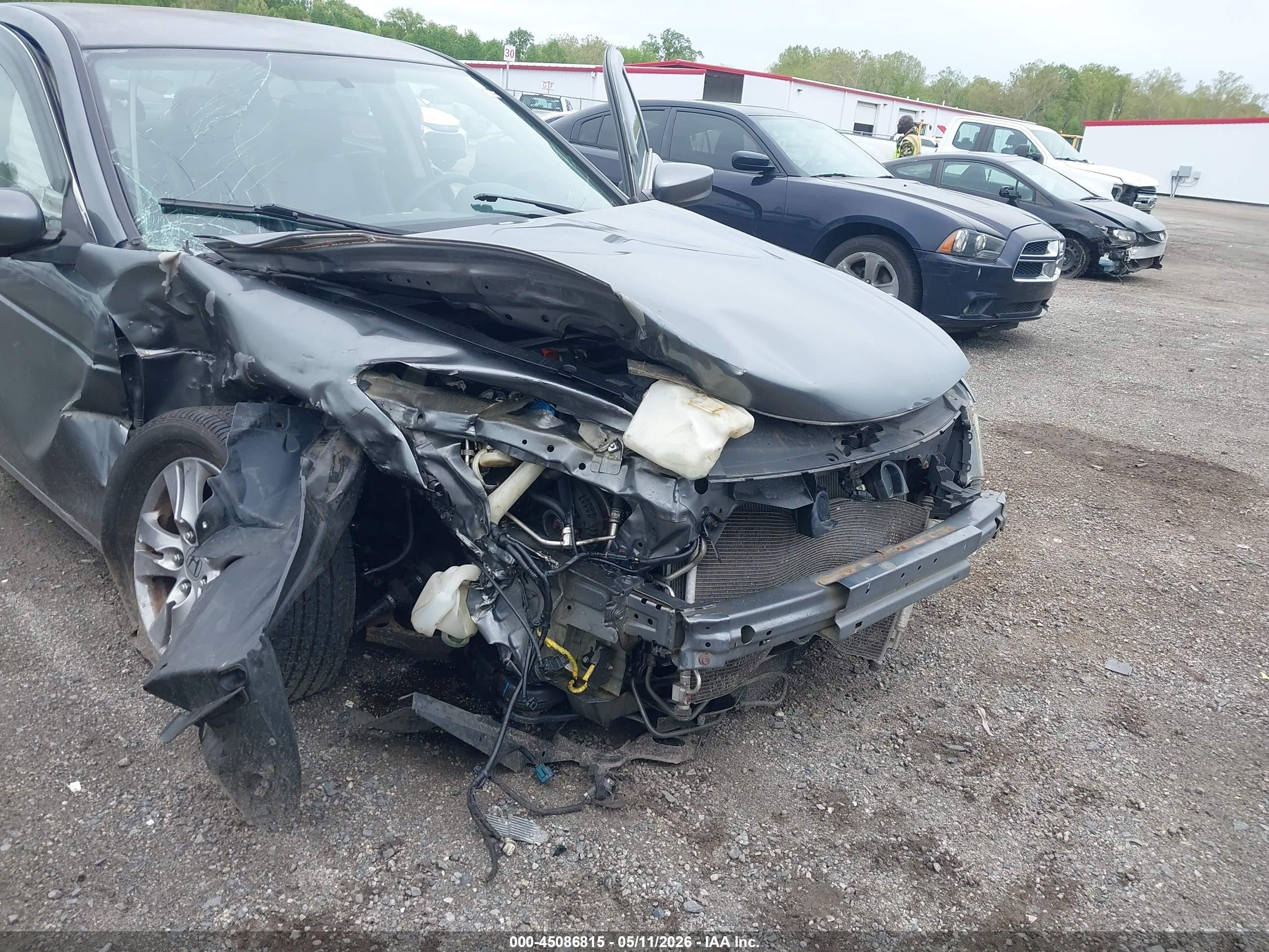 2012 Honda Accord 2.4 Se Серый vin: 1HGCP2F61CA035775