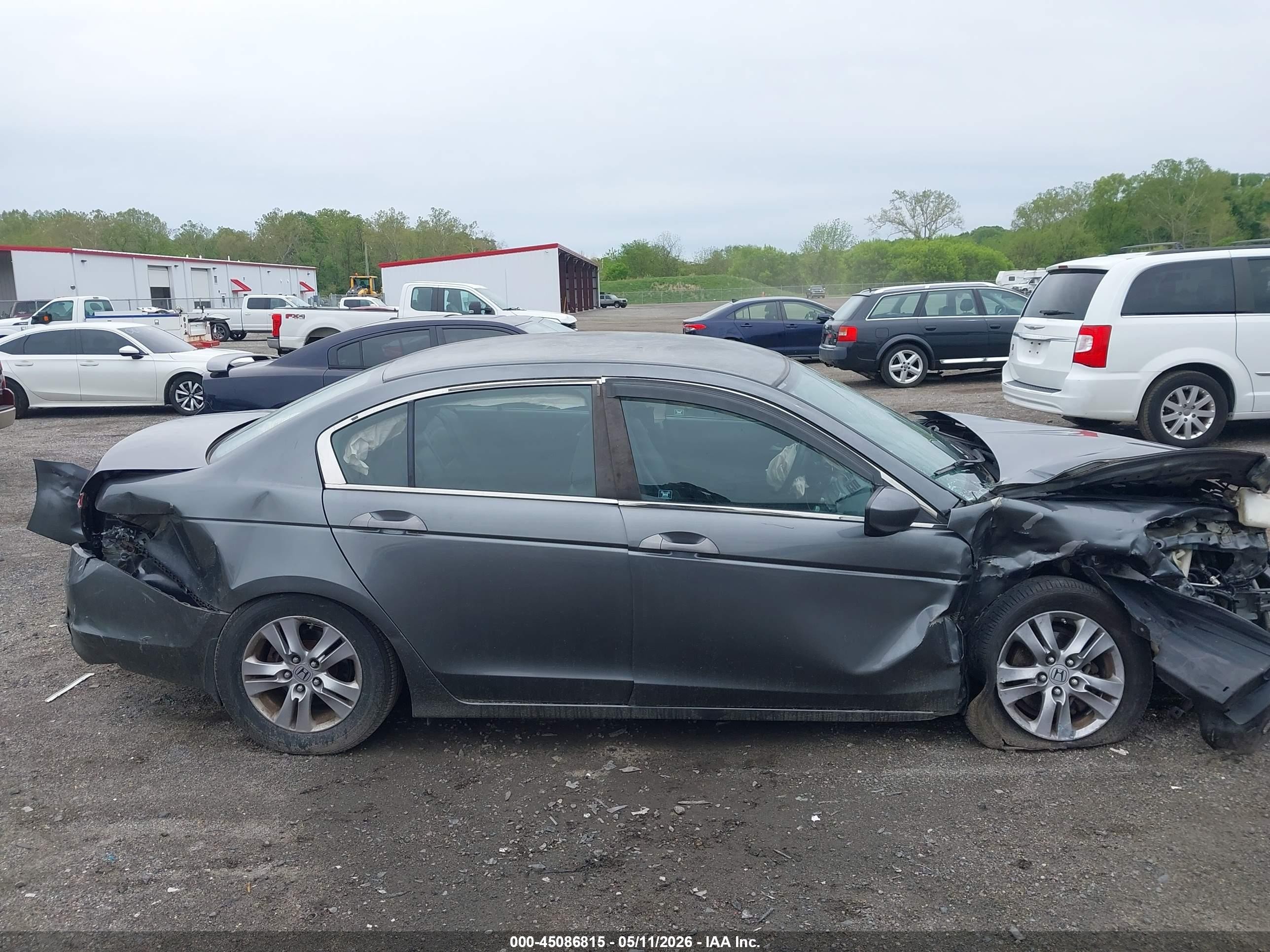 2012 Honda Accord 2.4 Se Серый vin: 1HGCP2F61CA035775