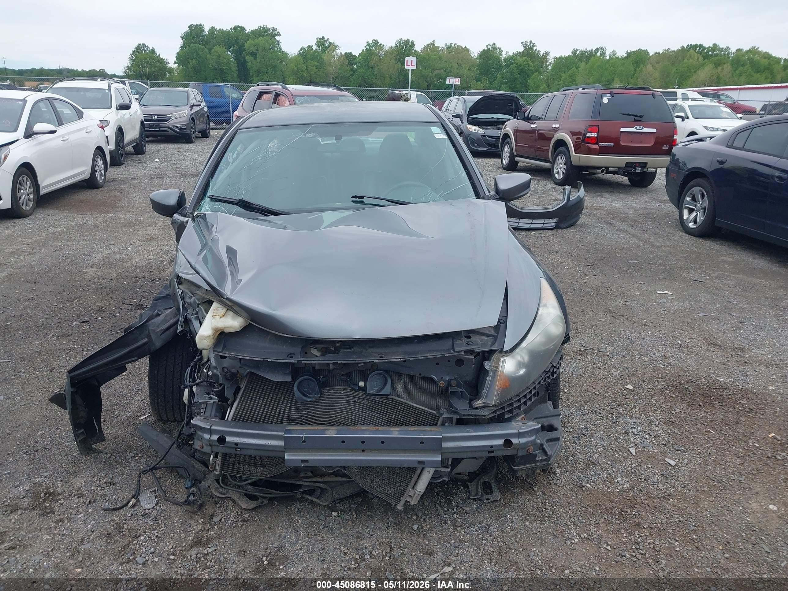 2012 Honda Accord 2.4 Se Серый vin: 1HGCP2F61CA035775