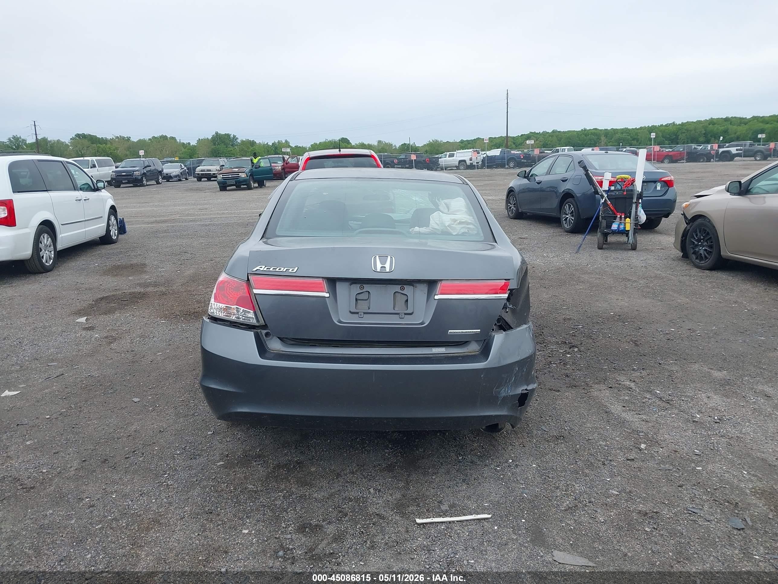 2012 Honda Accord 2.4 Se Серый vin: 1HGCP2F61CA035775