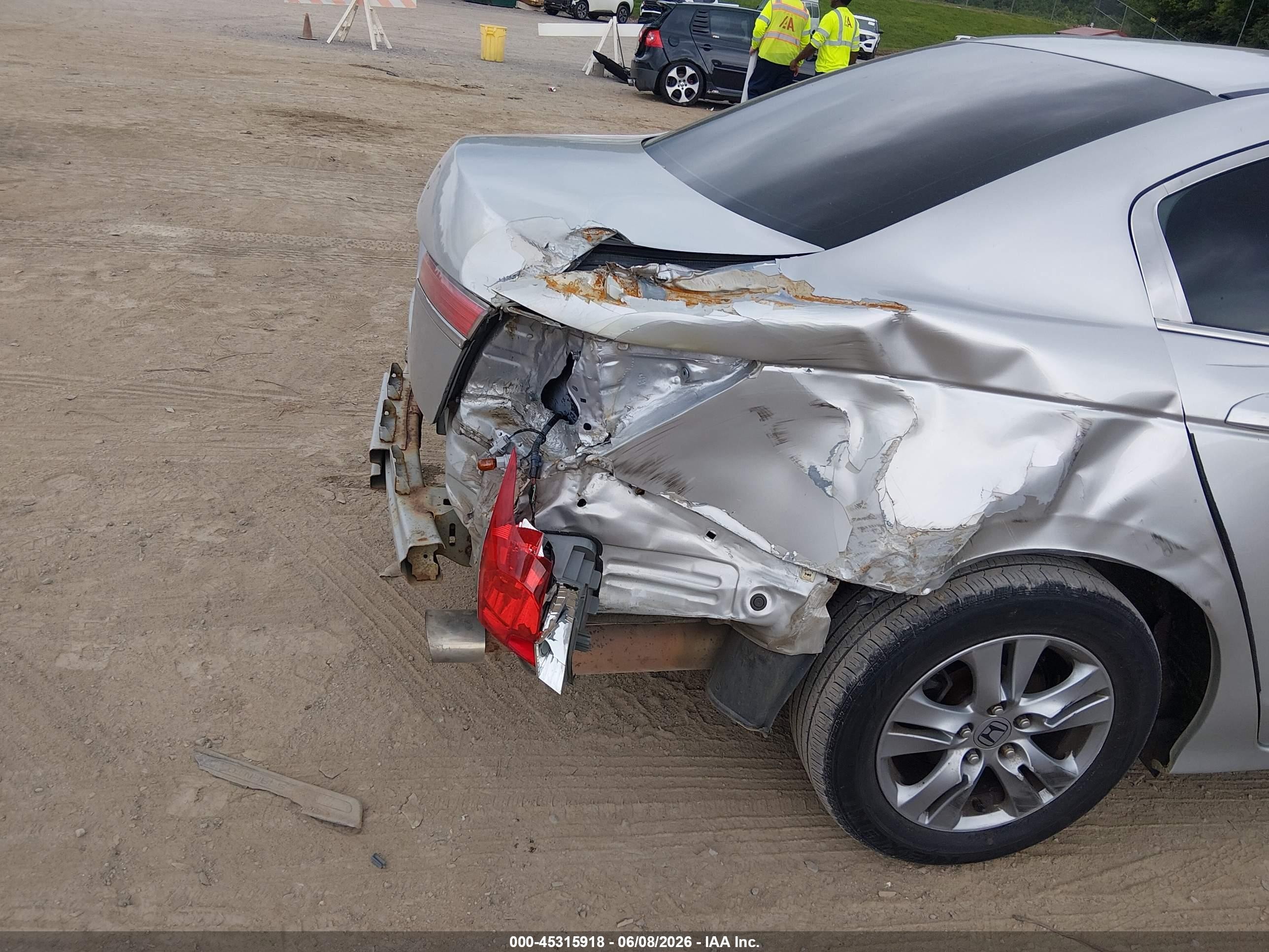 2012 Honda Accord 2.4 Se Silver vin: 1HGCP2F61CA037753