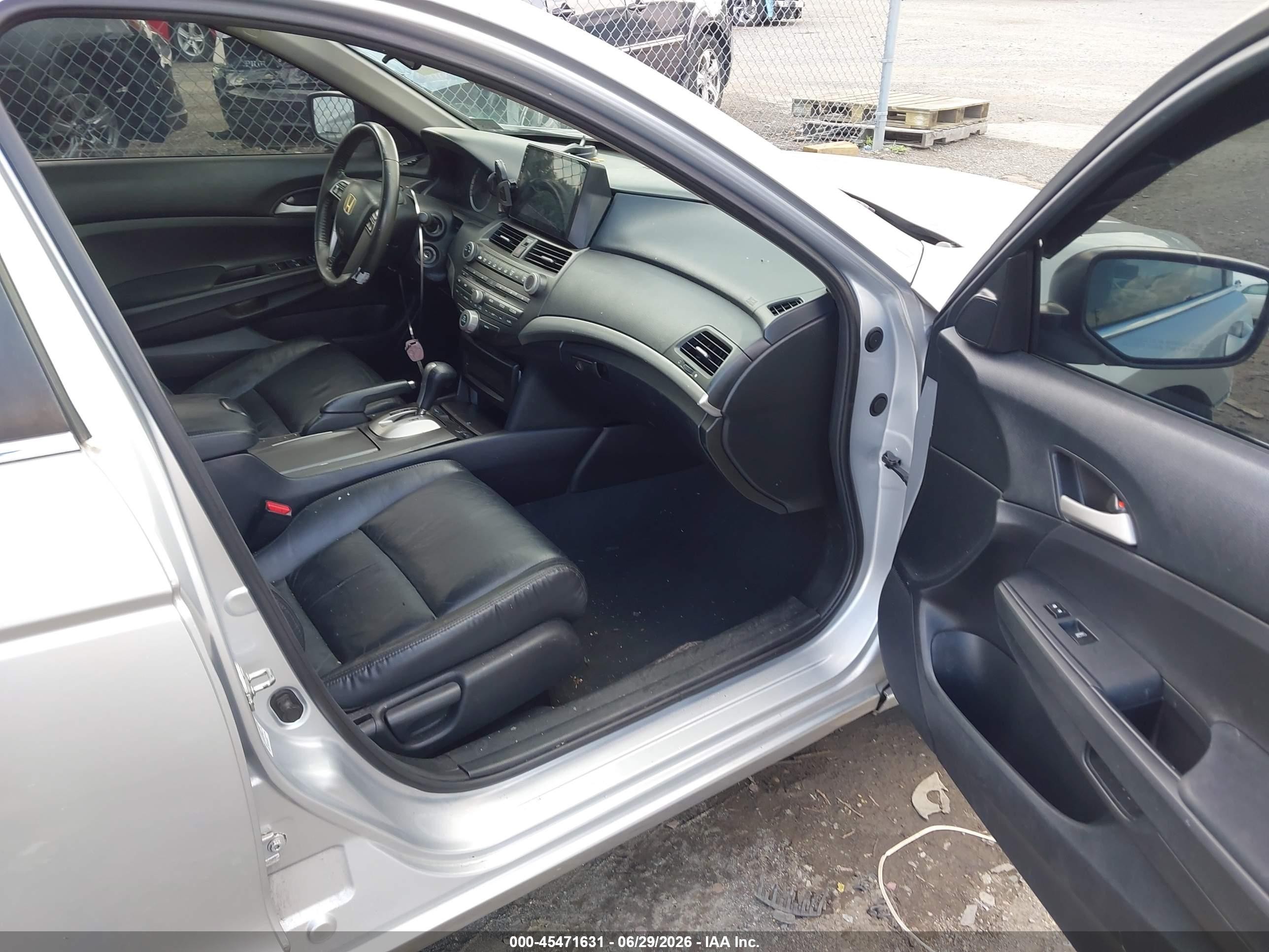 2012 Honda Accord 2.4 Se Silver vin: 1HGCP2F61CA045318