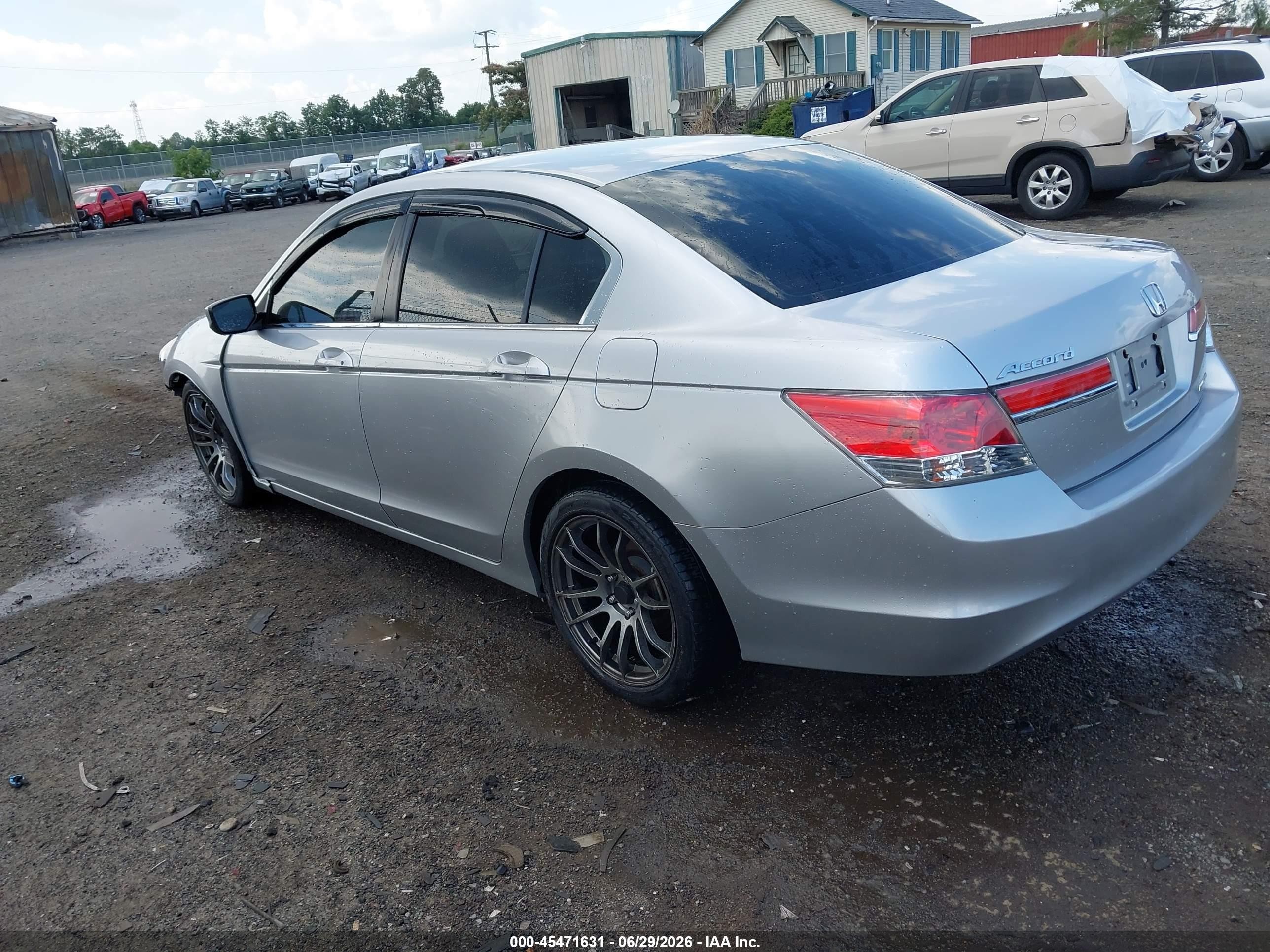 2012 Honda Accord 2.4 Se Silver vin: 1HGCP2F61CA045318
