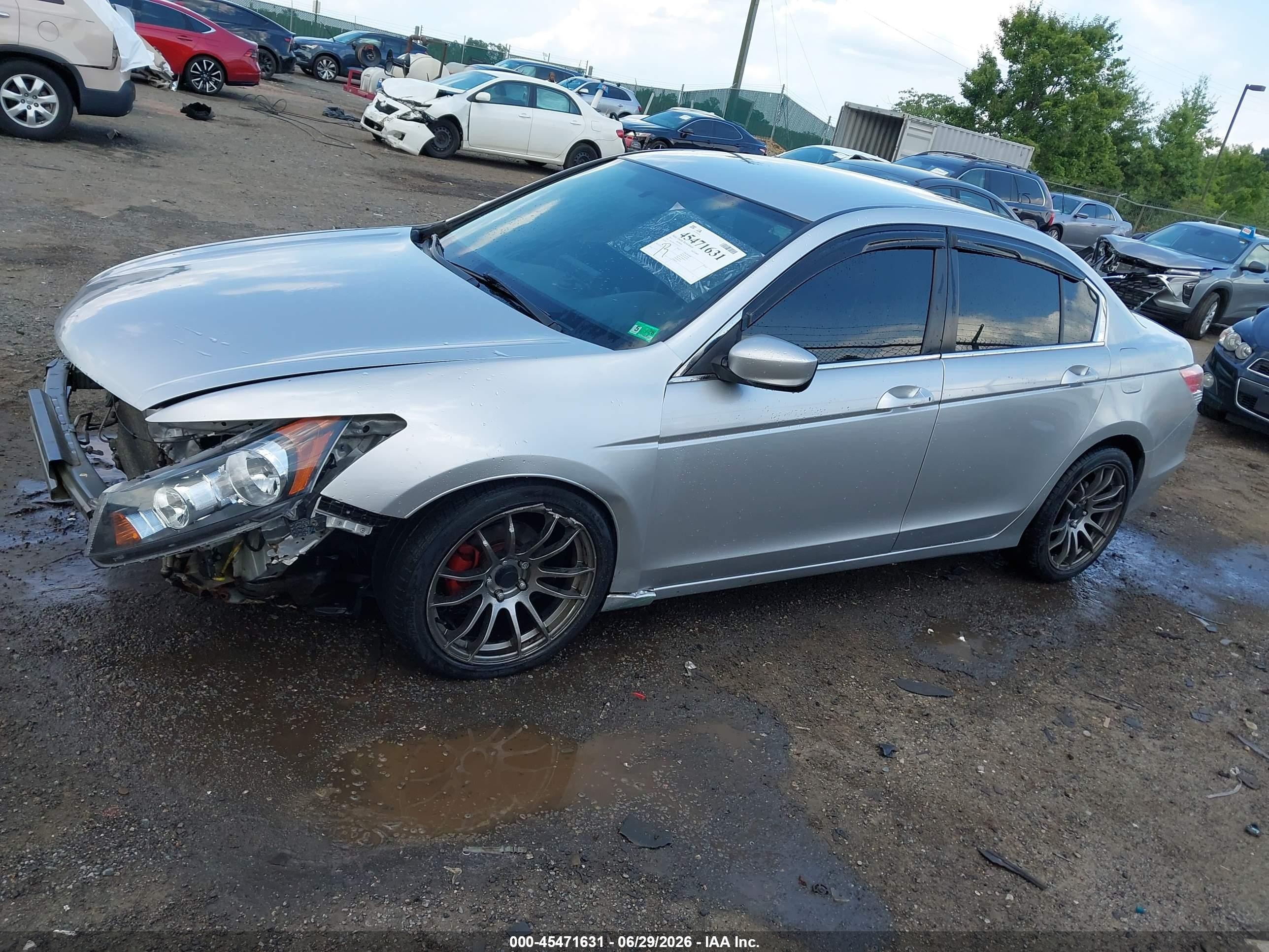 2012 Honda Accord 2.4 Se Silver vin: 1HGCP2F61CA045318