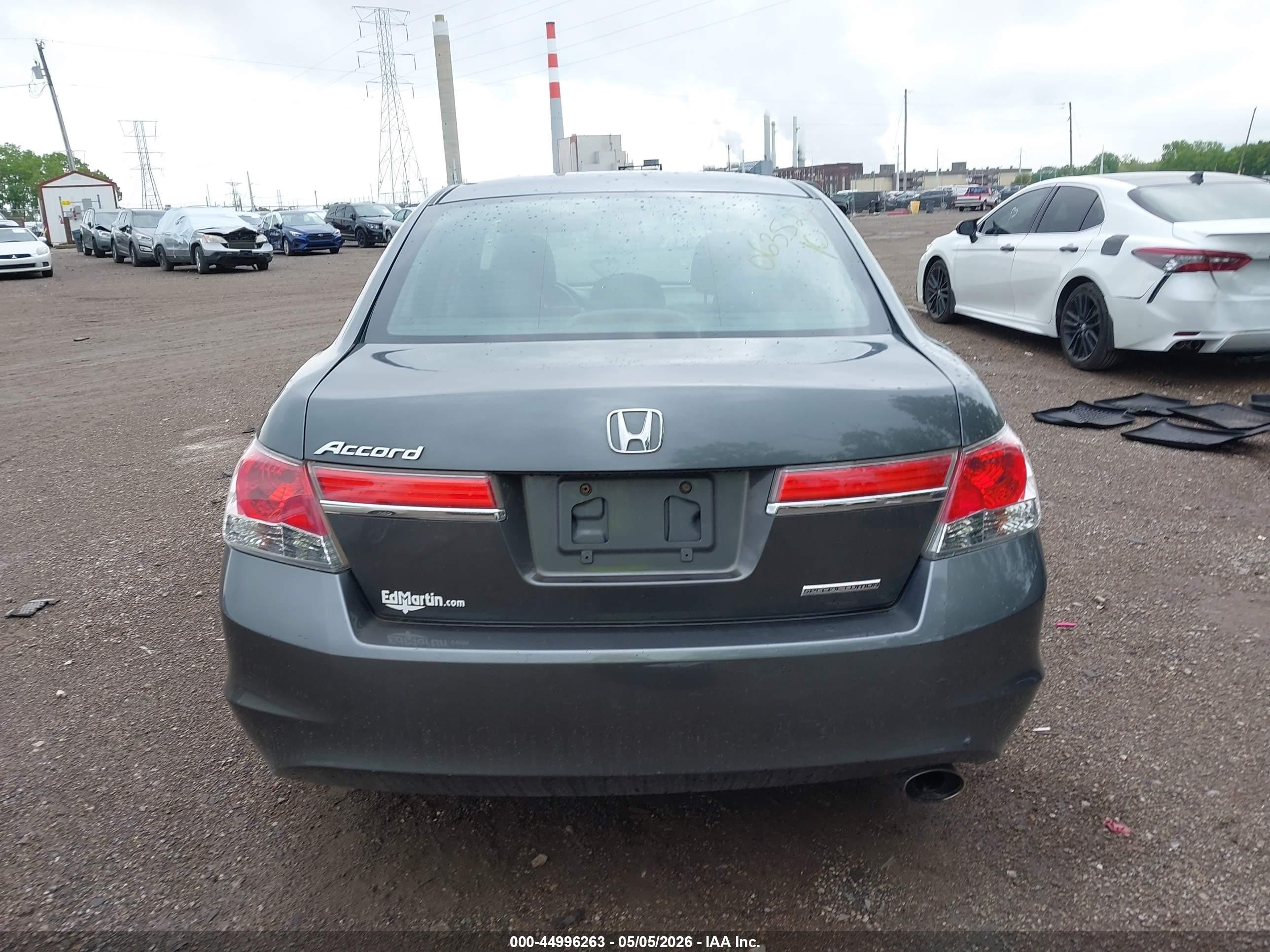 2012 Honda Accord 2.4 Se Gray vin: 1HGCP2F61CA063527