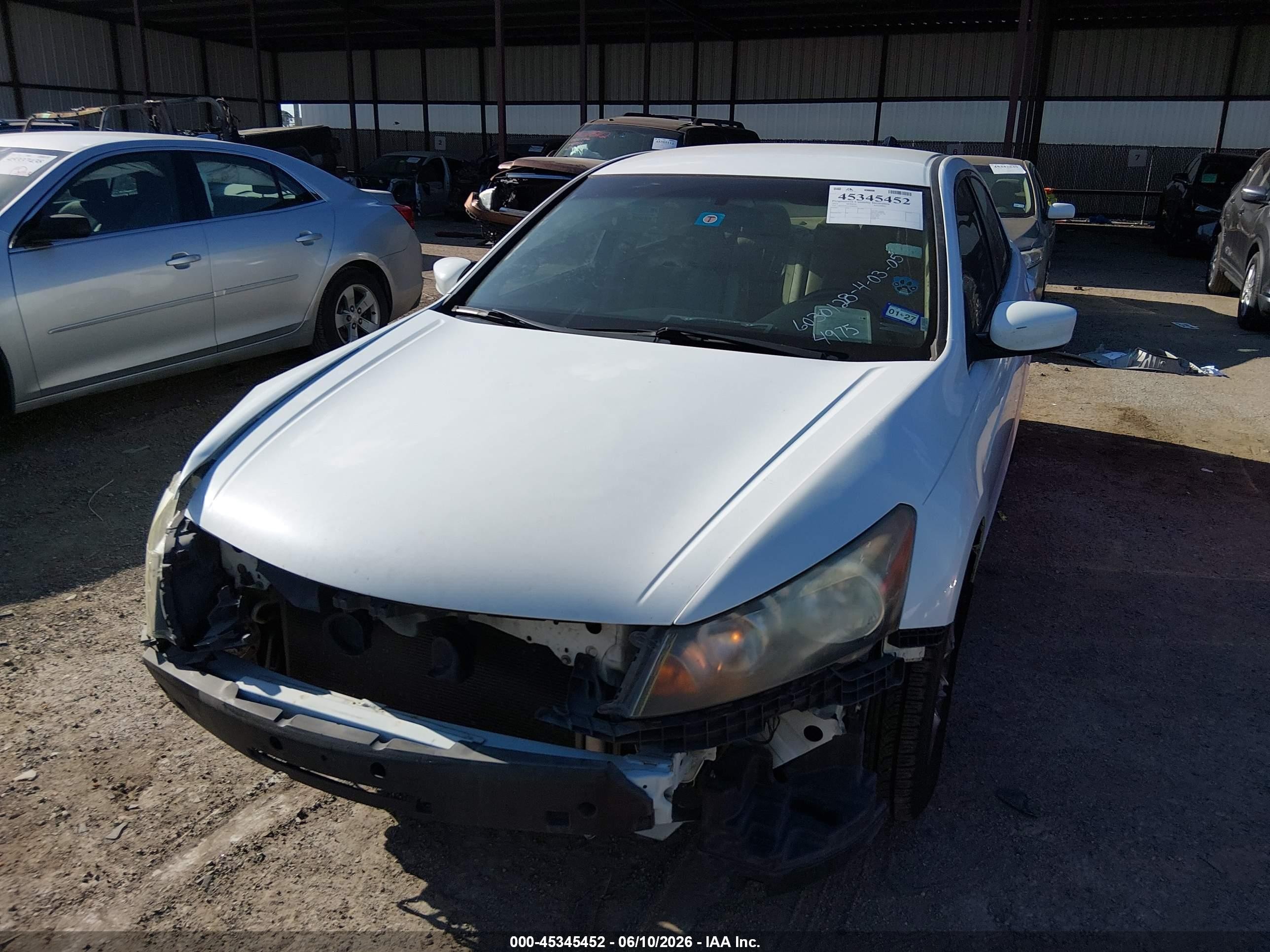 2012 Honda Accord 2.4 Se White vin: 1HGCP2F61CA084975