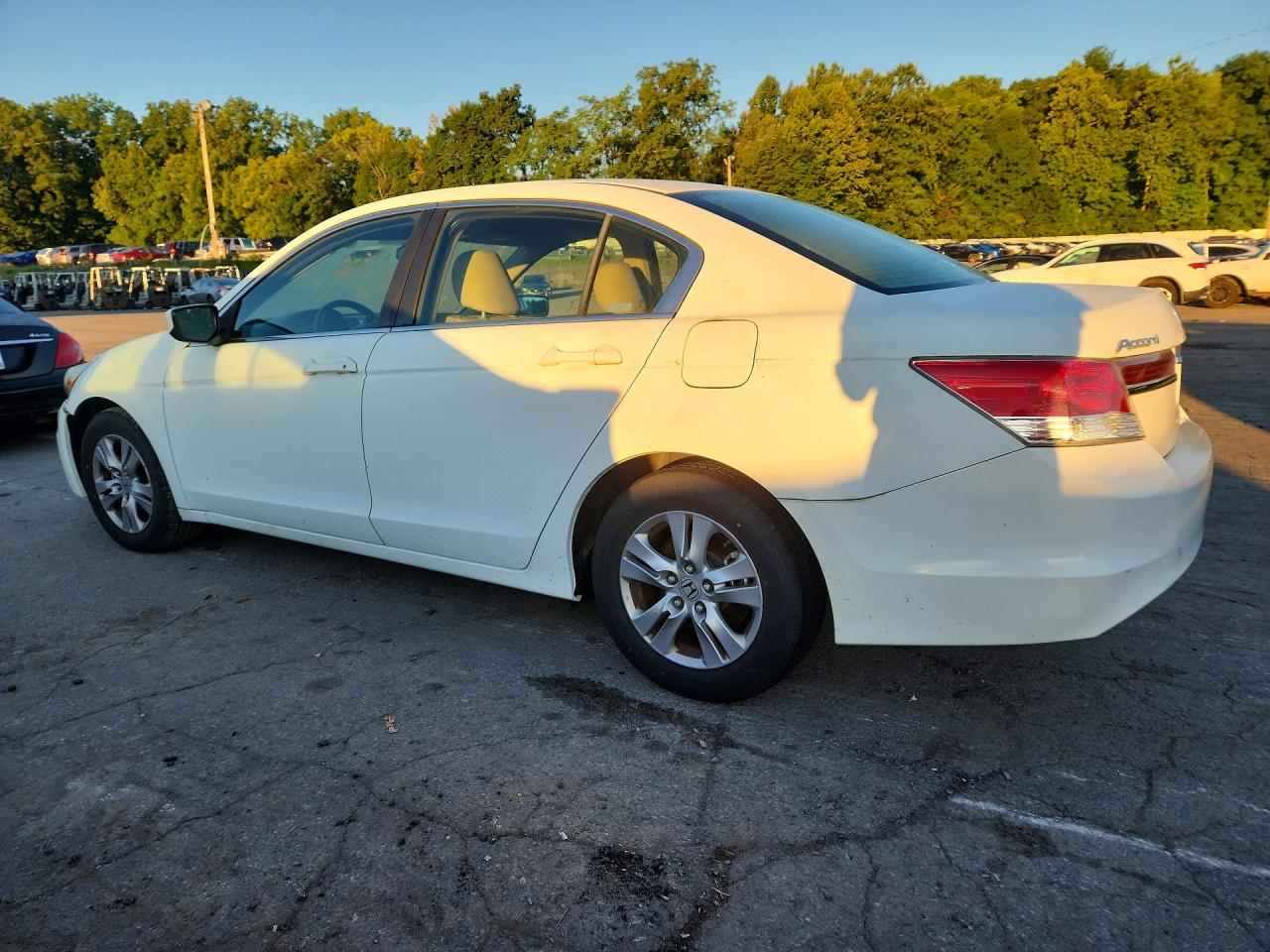 2012 Honda Accord Se Белый vin: 1HGCP2F61CA116033