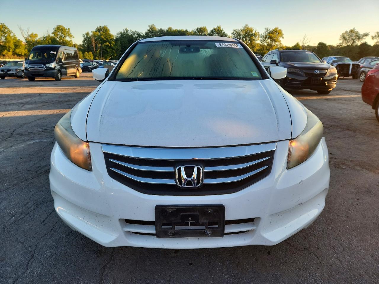 2012 Honda Accord Se Белый vin: 1HGCP2F61CA116033