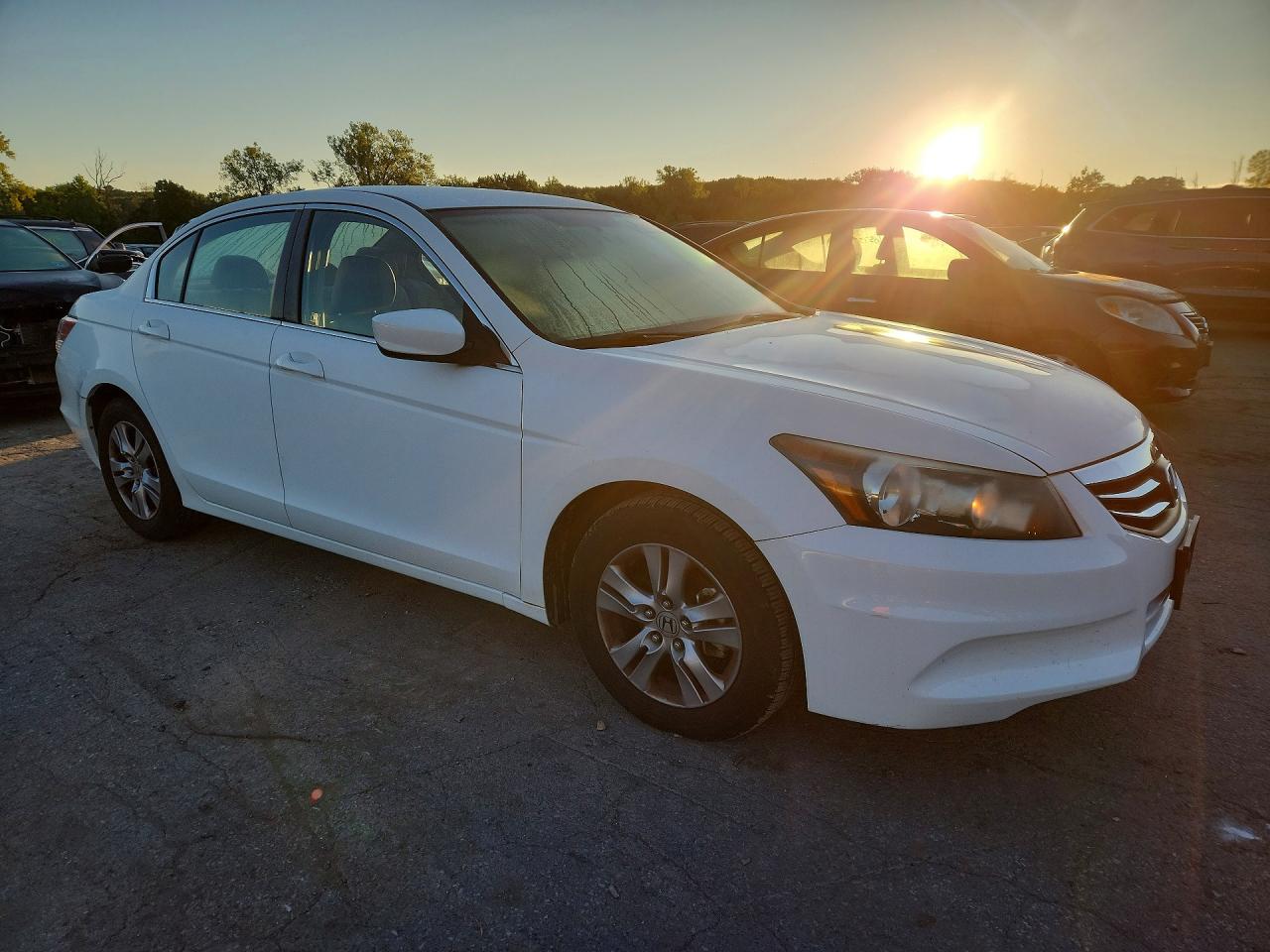 2012 Honda Accord Se Белый vin: 1HGCP2F61CA116033