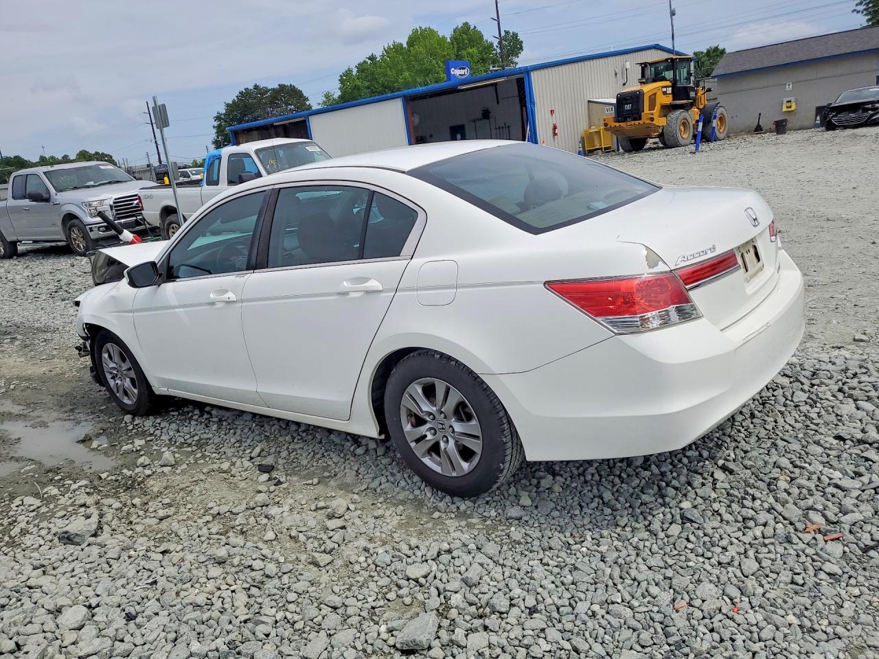 2012 Hond Accord White vin: 1HGCP2F61CA131552