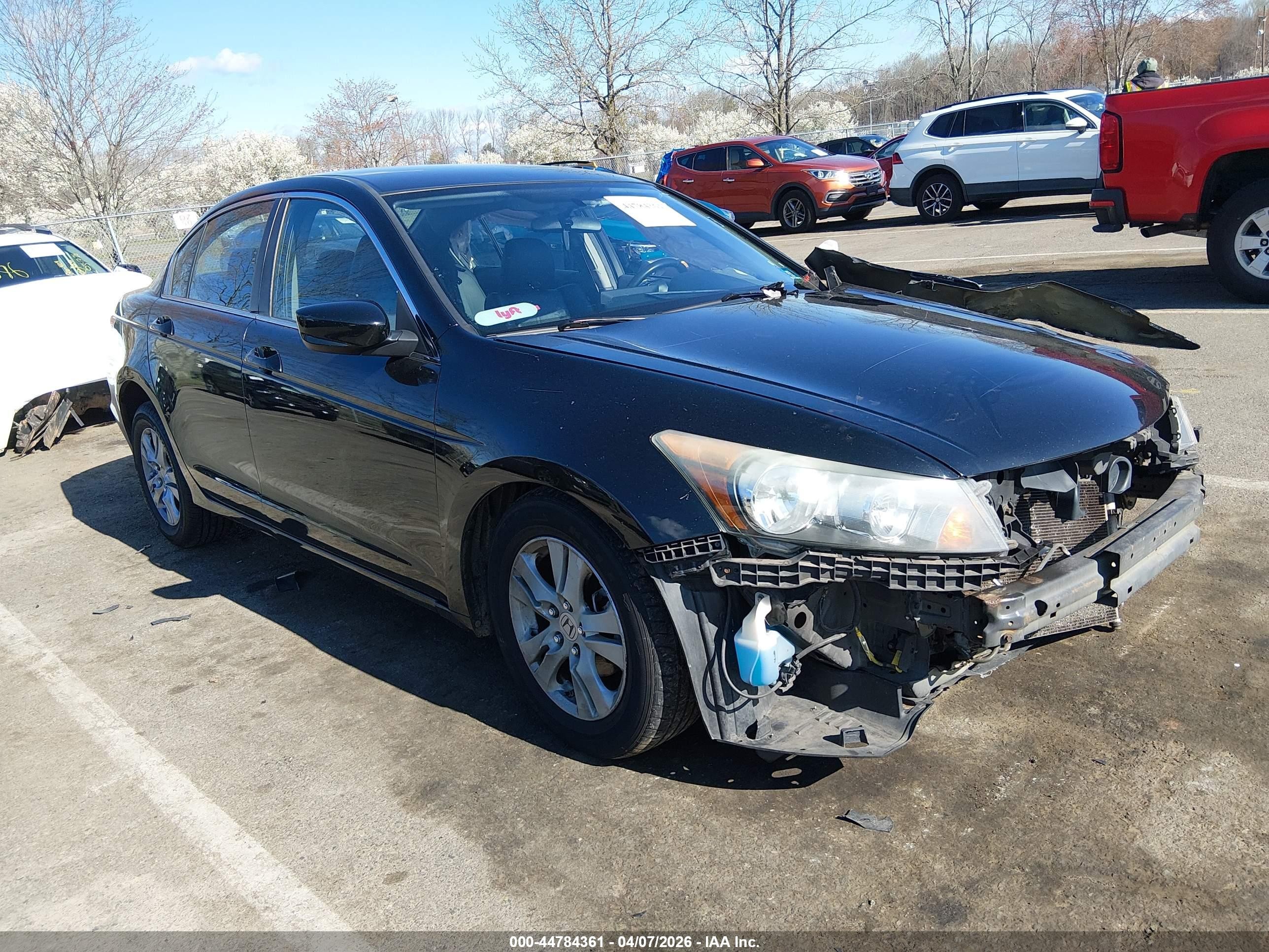 2012 Honda Accord 2.4 Se Black vin: 1HGCP2F61CA134595