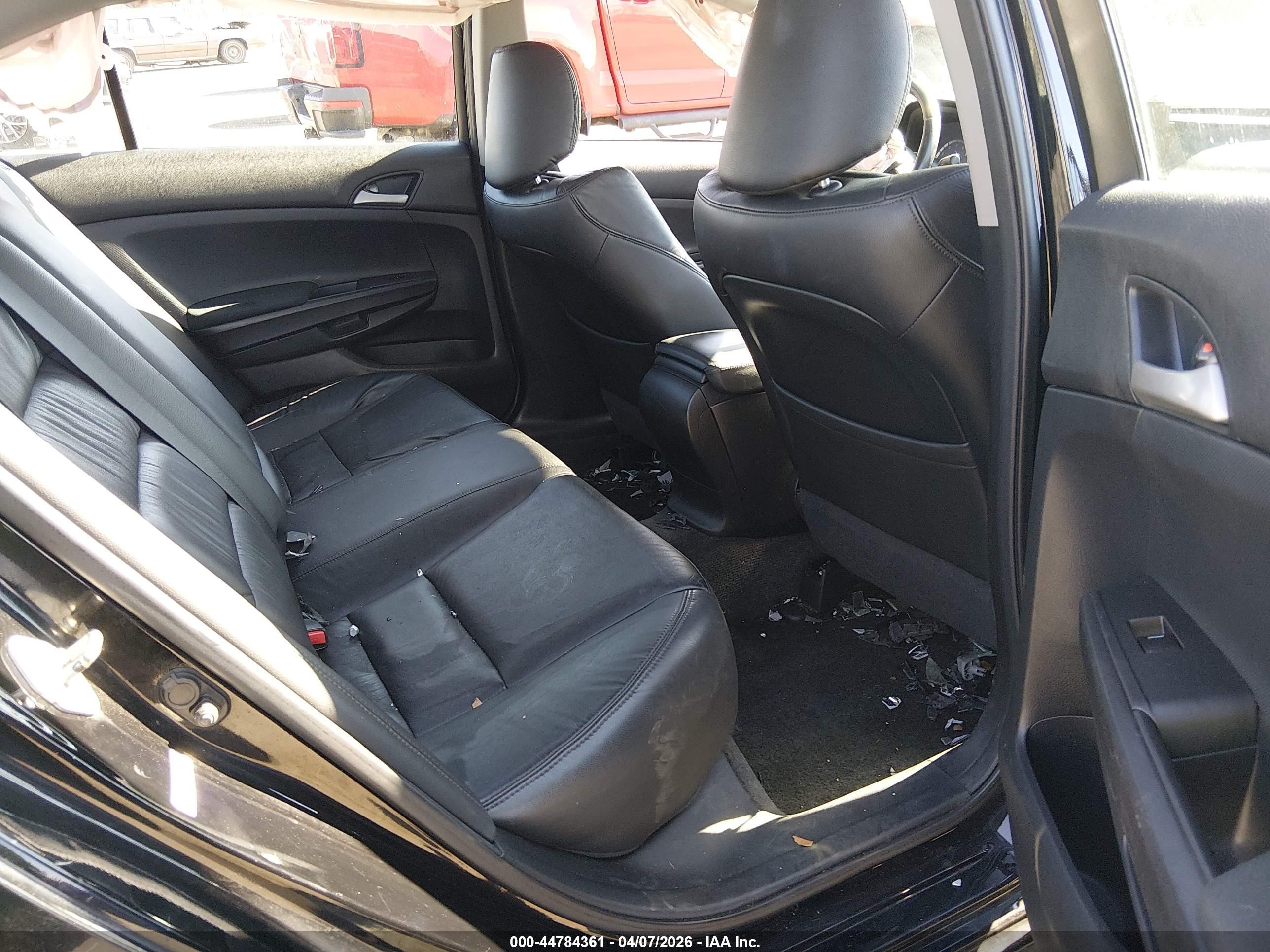 2012 Honda Accord 2.4 Se Черный vin: 1HGCP2F61CA134595