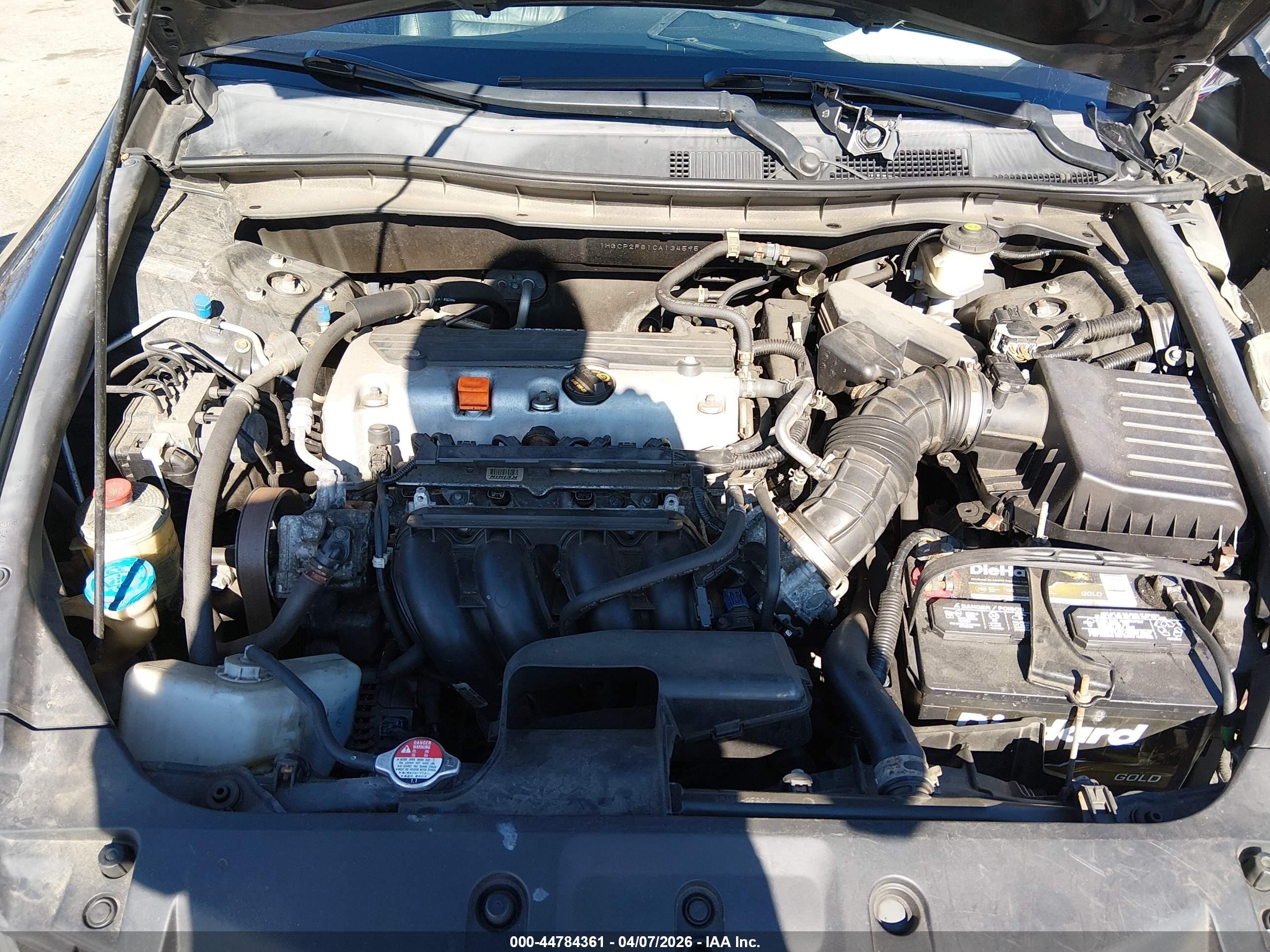 2012 Honda Accord 2.4 Se Черный vin: 1HGCP2F61CA134595