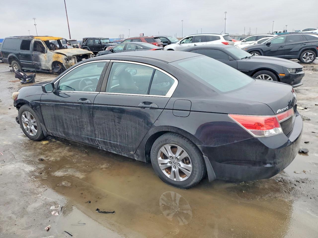 2012 Honda Accord Se Black vin: 1HGCP2F61CA150103