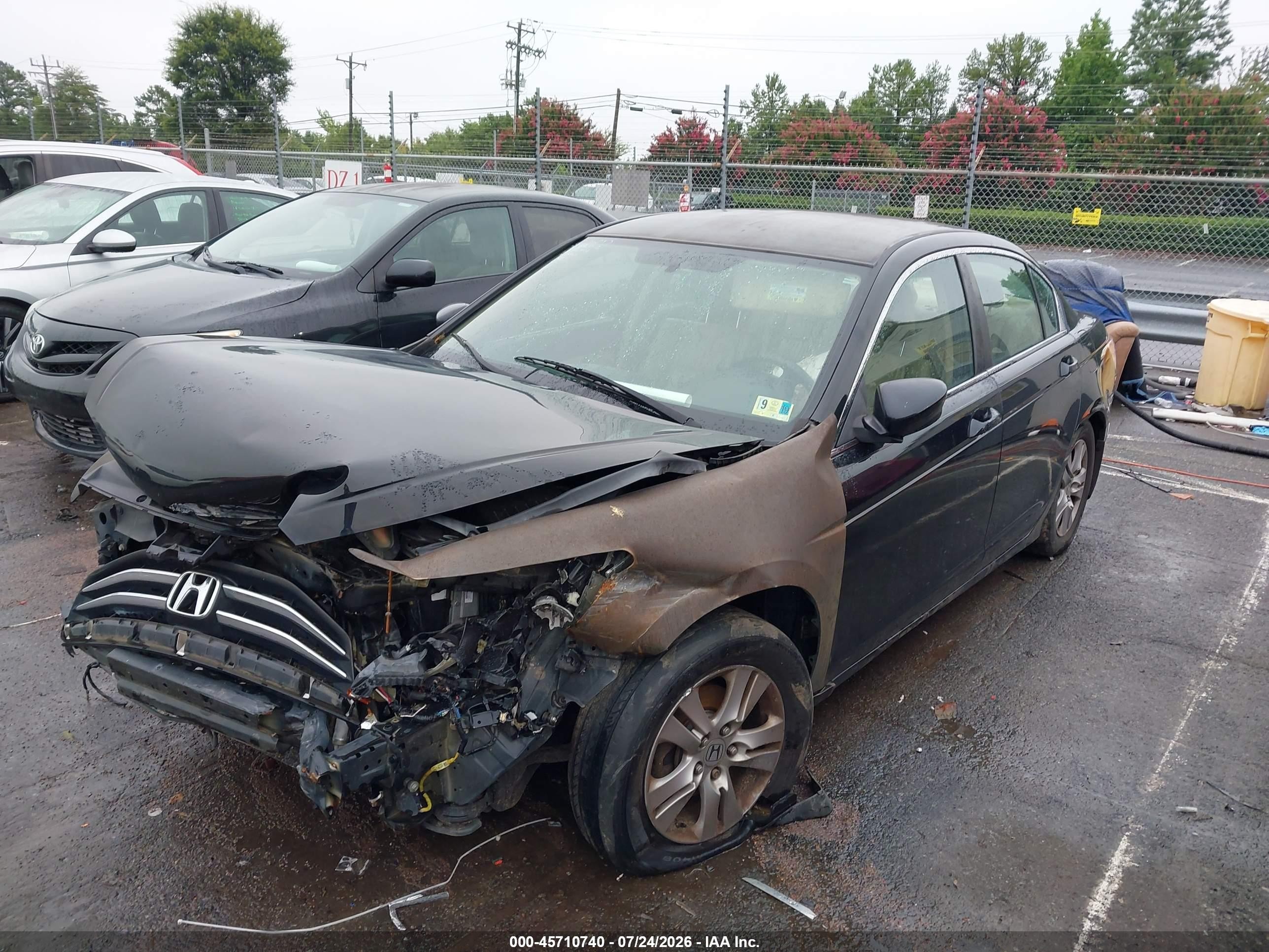 2012 Honda Accord 2.4 Se Black vin: 1HGCP2F61CA176944