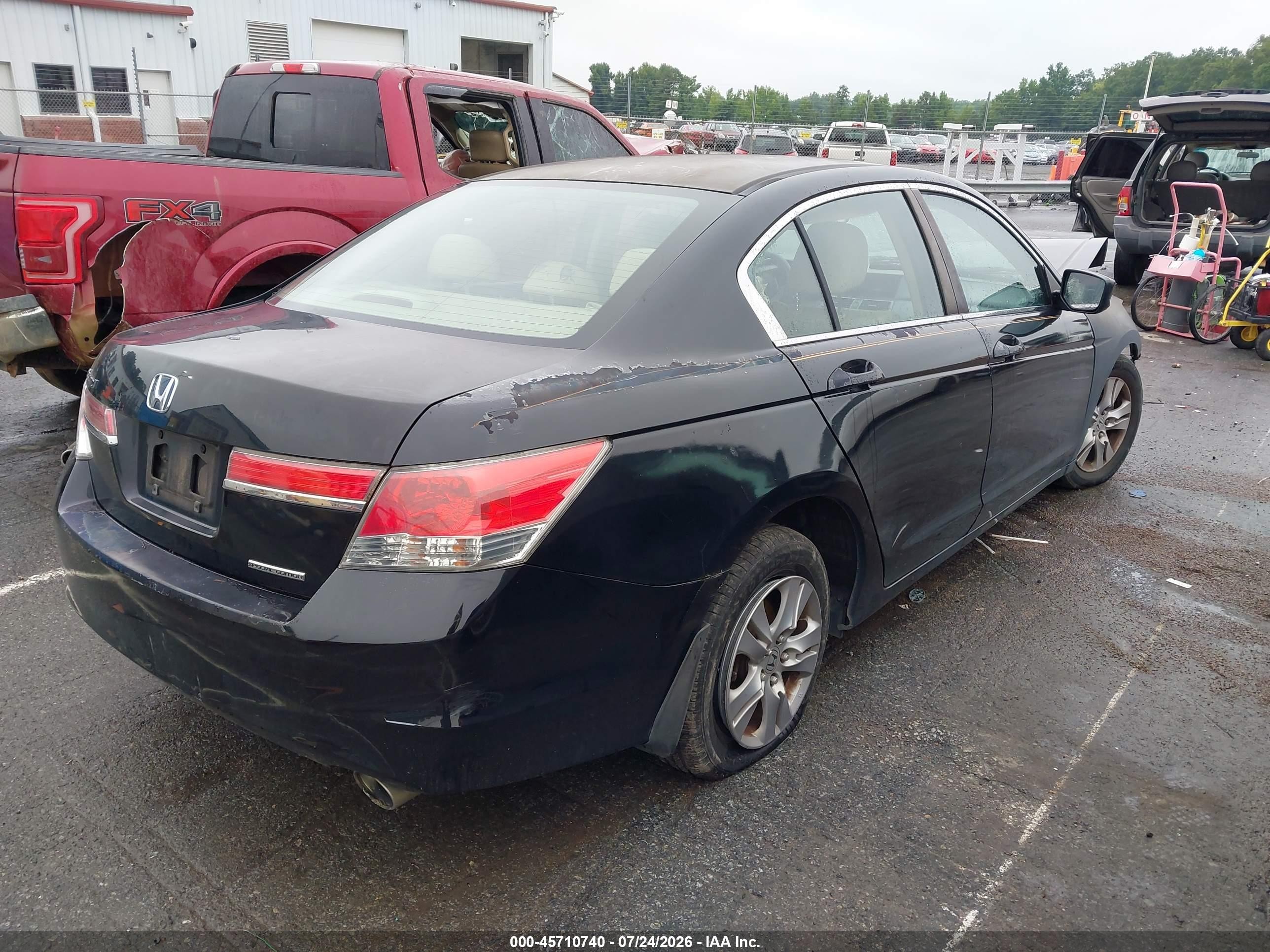 2012 Honda Accord 2.4 Se Black vin: 1HGCP2F61CA176944