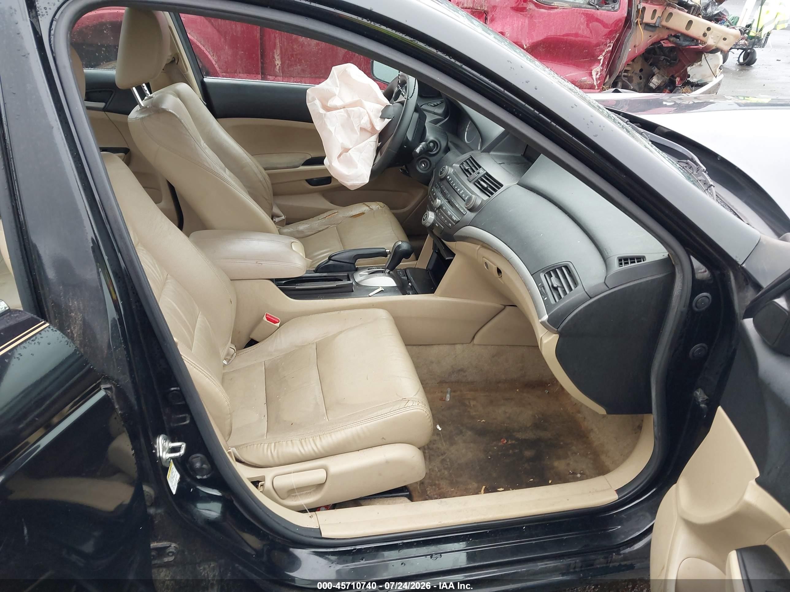 2012 Honda Accord 2.4 Se Black vin: 1HGCP2F61CA176944