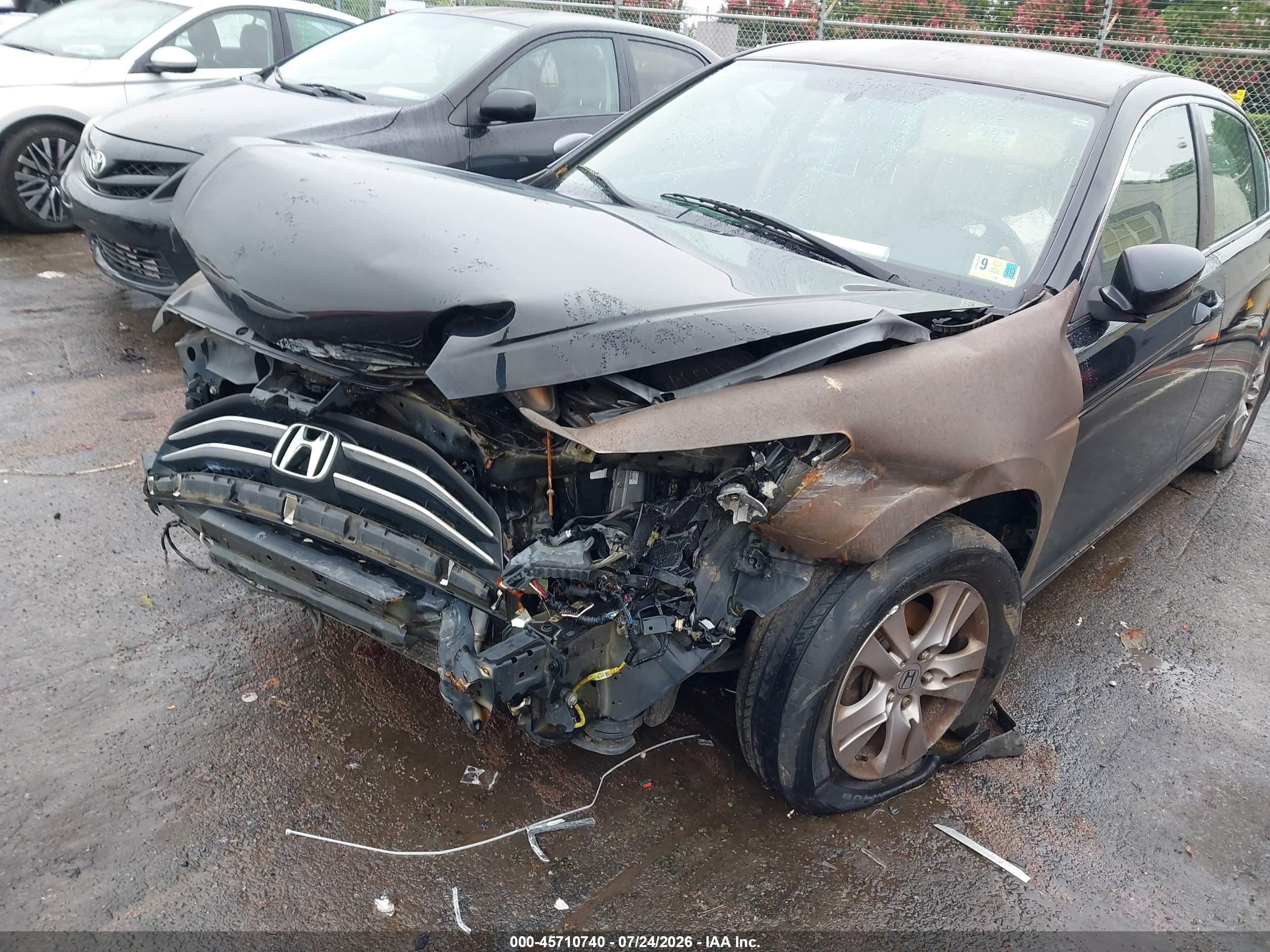 2012 Honda Accord 2.4 Se Black vin: 1HGCP2F61CA176944