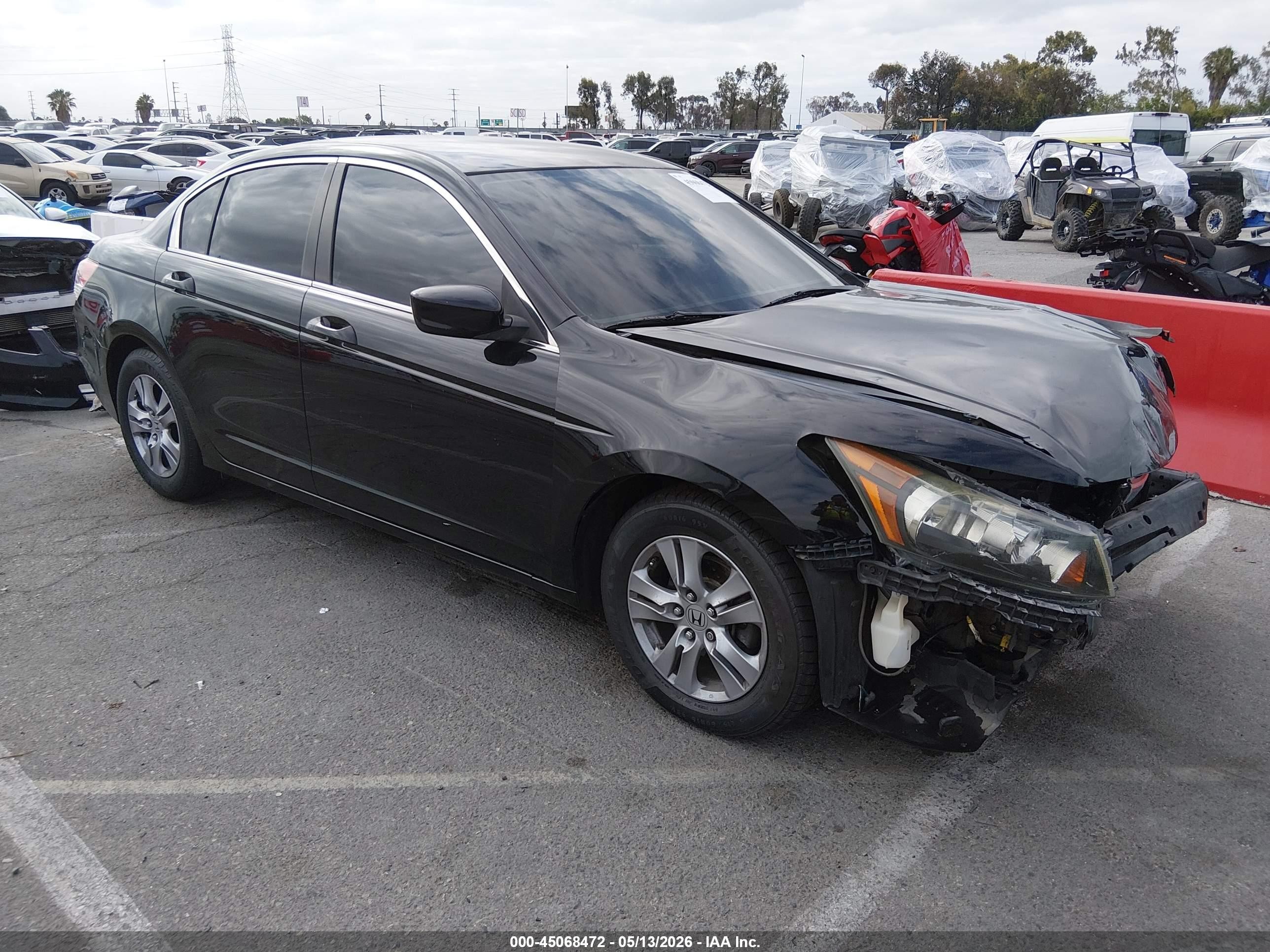 2012 Honda Accord 2.4 Se Black vin: 1HGCP2F61CA193601