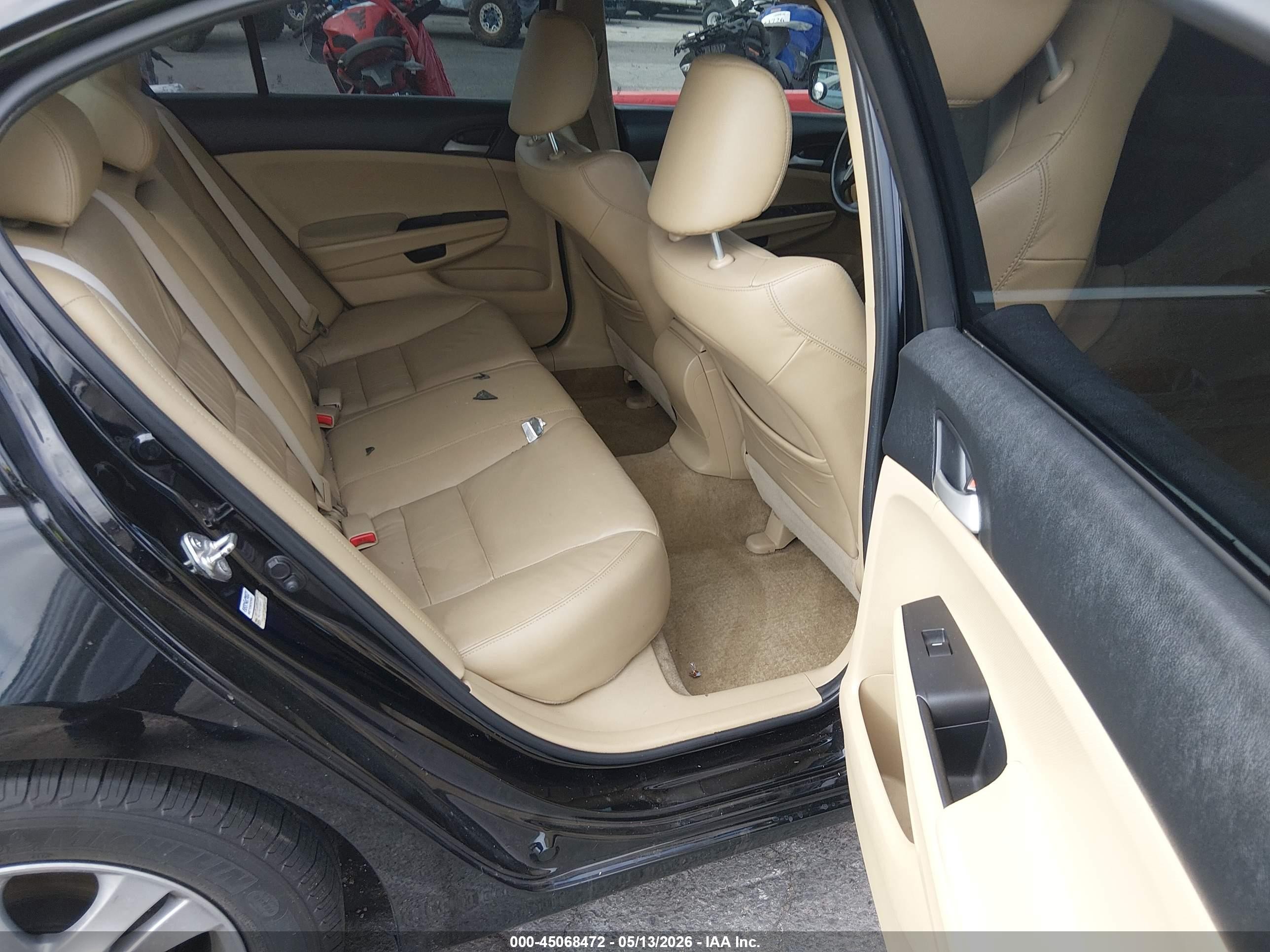 2012 Honda Accord 2.4 Se Black vin: 1HGCP2F61CA193601
