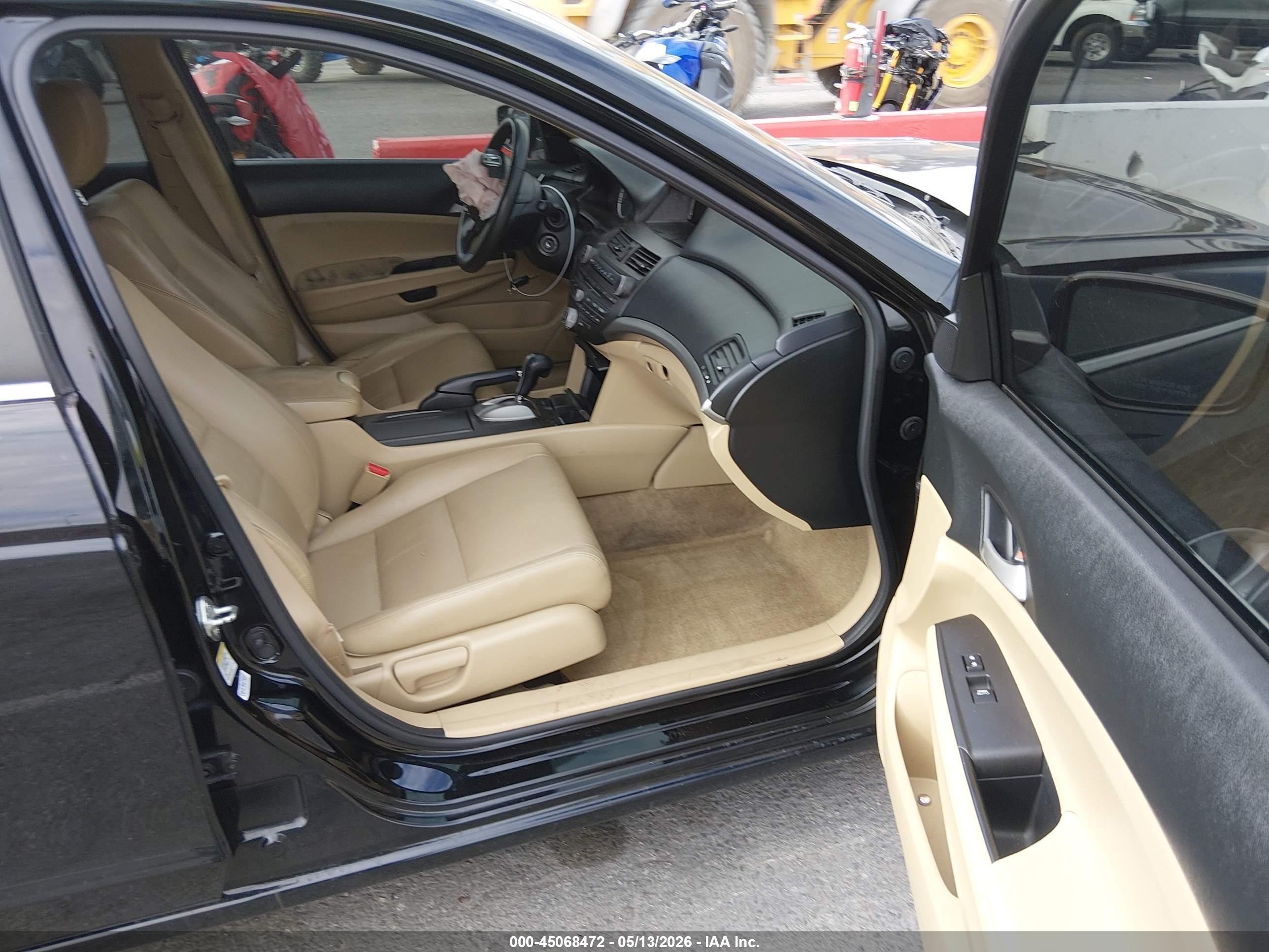 2012 Honda Accord 2.4 Se Black vin: 1HGCP2F61CA193601
