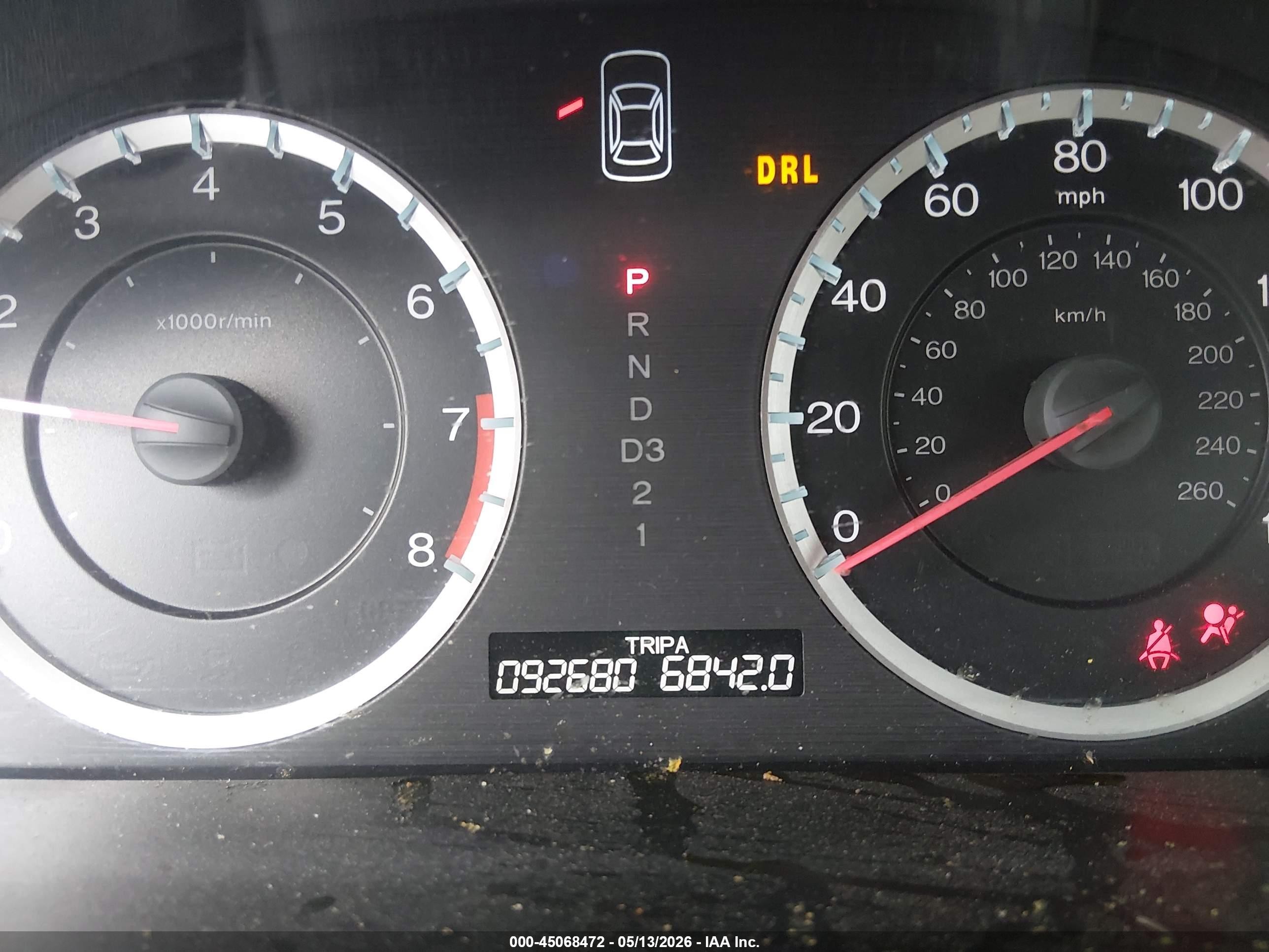 2012 Honda Accord 2.4 Se Black vin: 1HGCP2F61CA193601