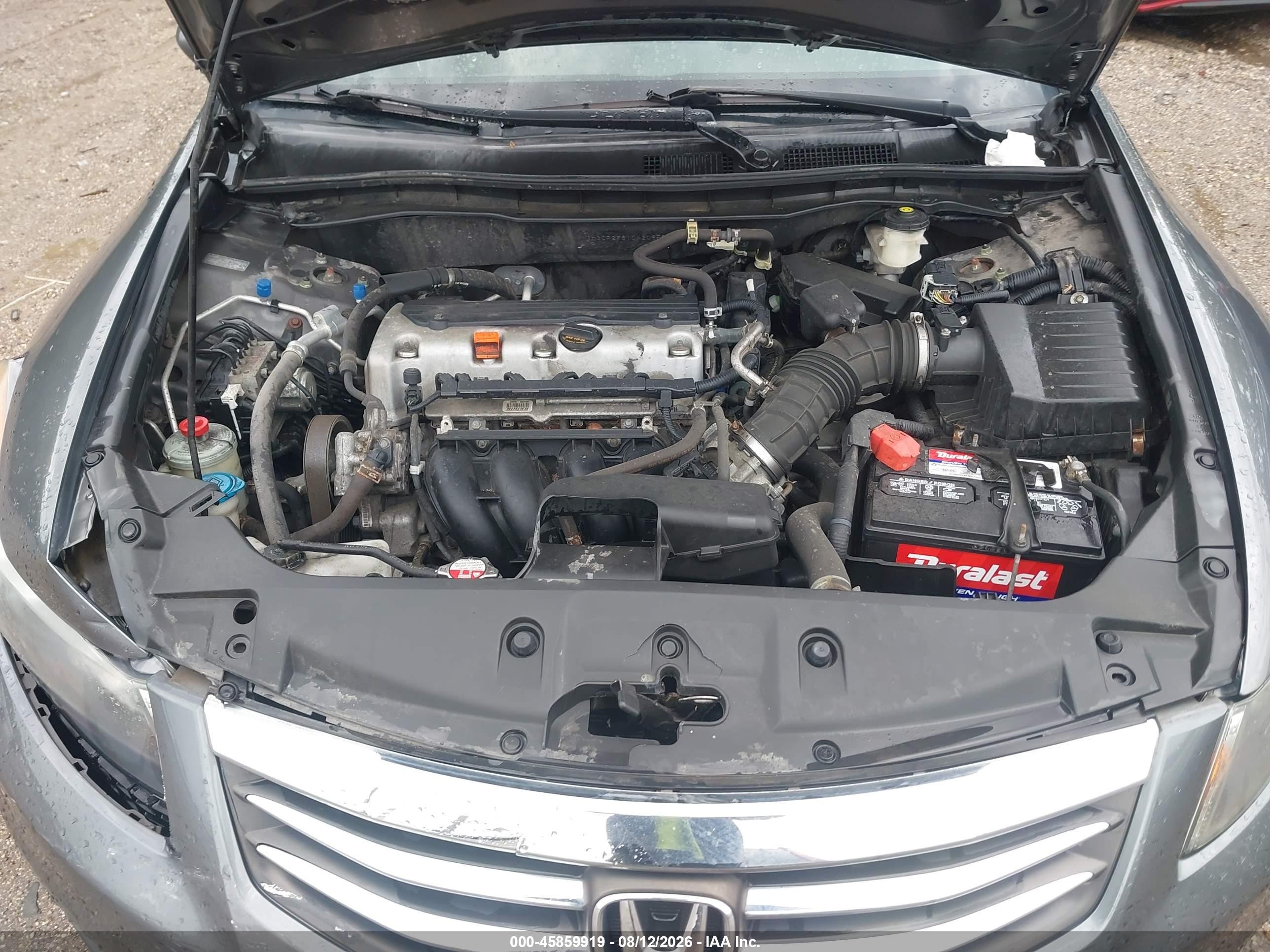 2012 Honda Accord 2.4 Se Gray vin: 1HGCP2F61CA209568