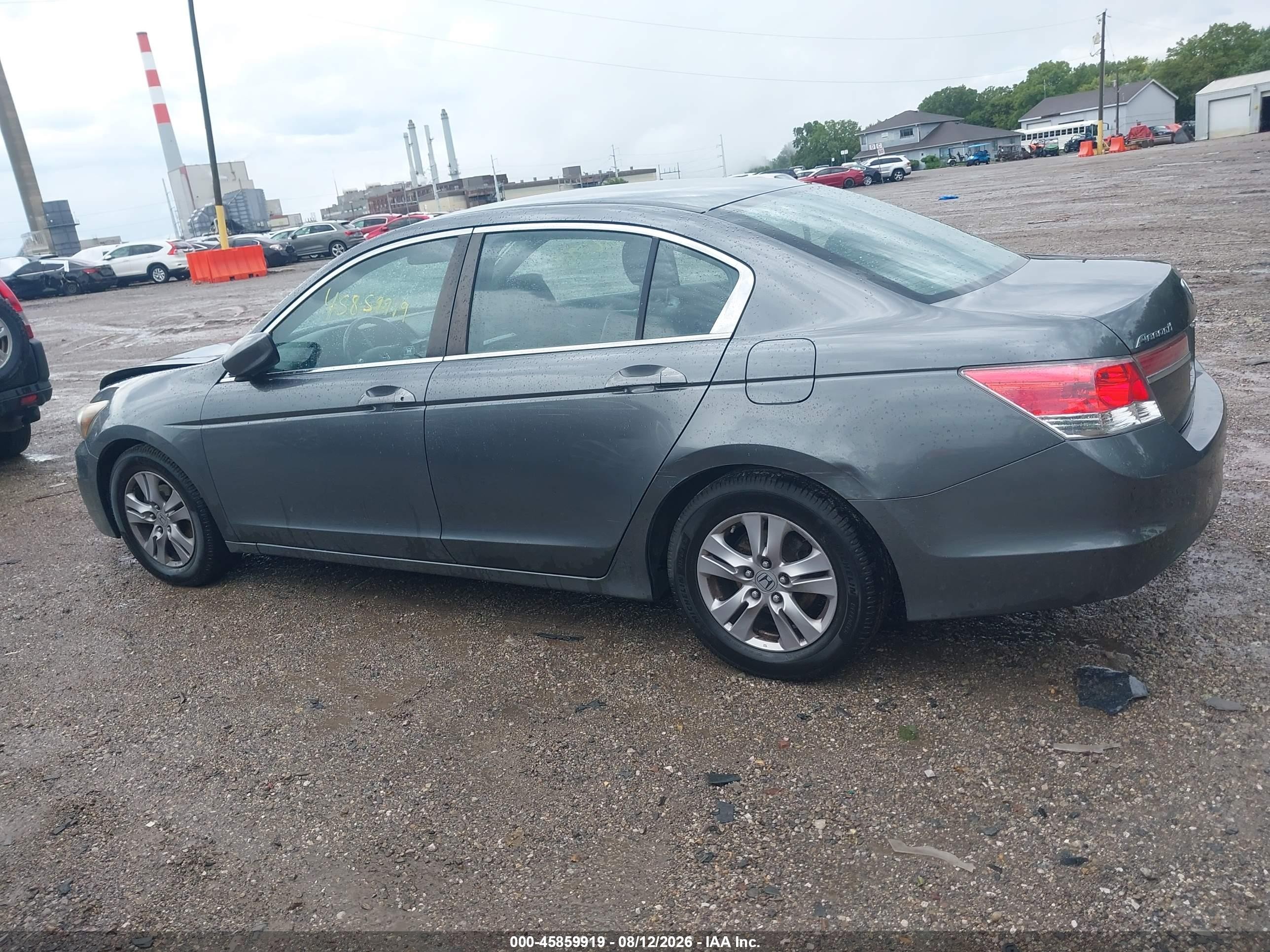 2012 Honda Accord 2.4 Se Gray vin: 1HGCP2F61CA209568