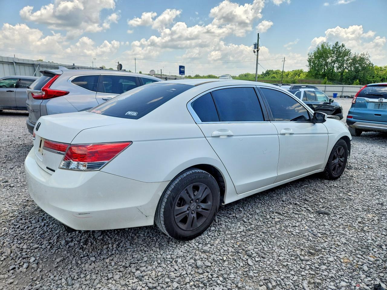 2012 Honda Accord Se White vin: 1HGCP2F61CA231764