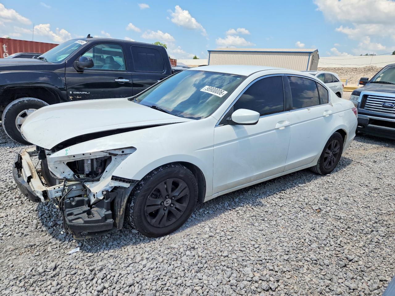 2012 Honda Accord Se White vin: 1HGCP2F61CA231764