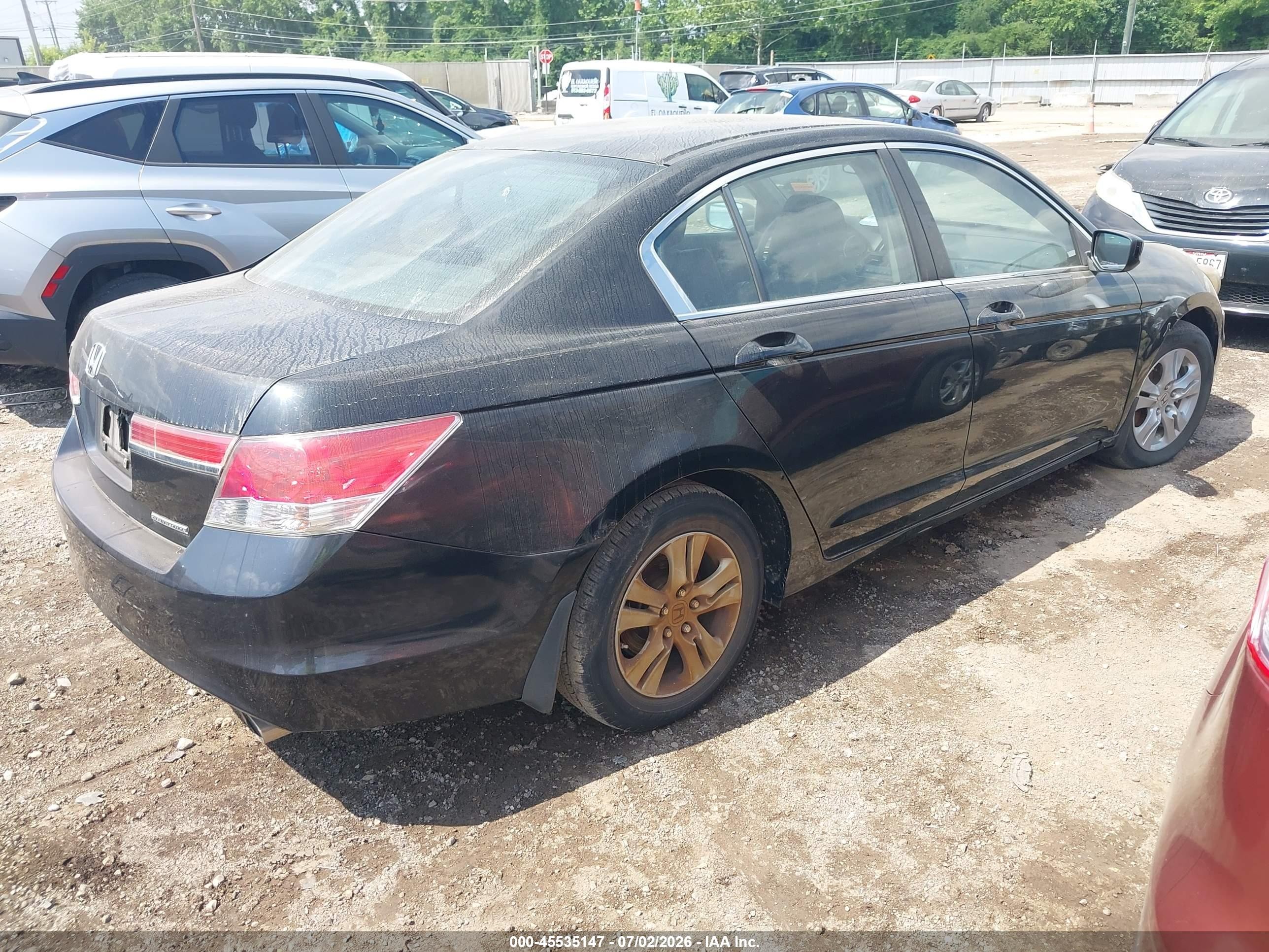 2011 Honda Accord 2.4 Se Black vin: 1HGCP2F62BA034648